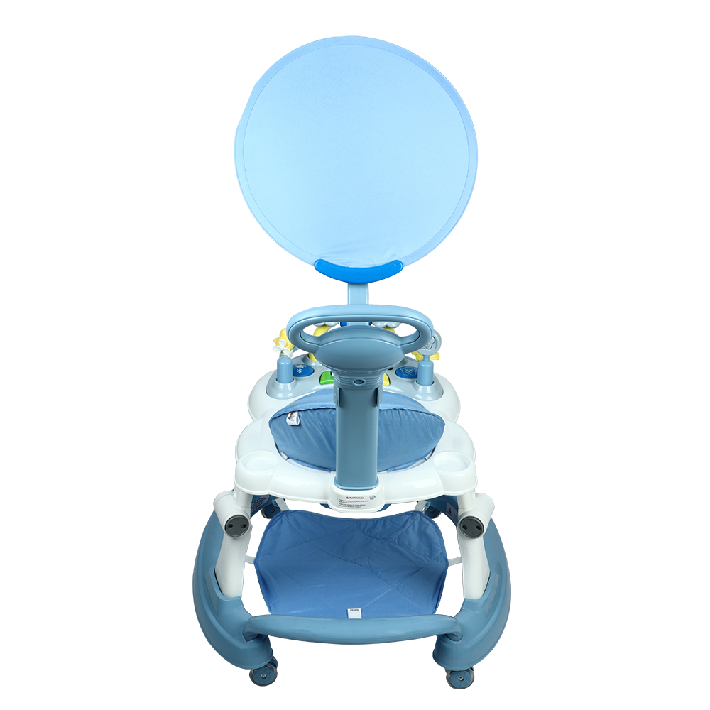 Bluetooth Baby Walker With Sunshield-Blue
