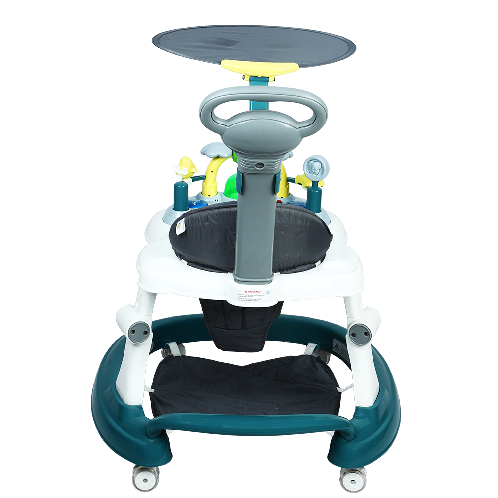 Bluetooth Baby Walker With Sunshield-Teal