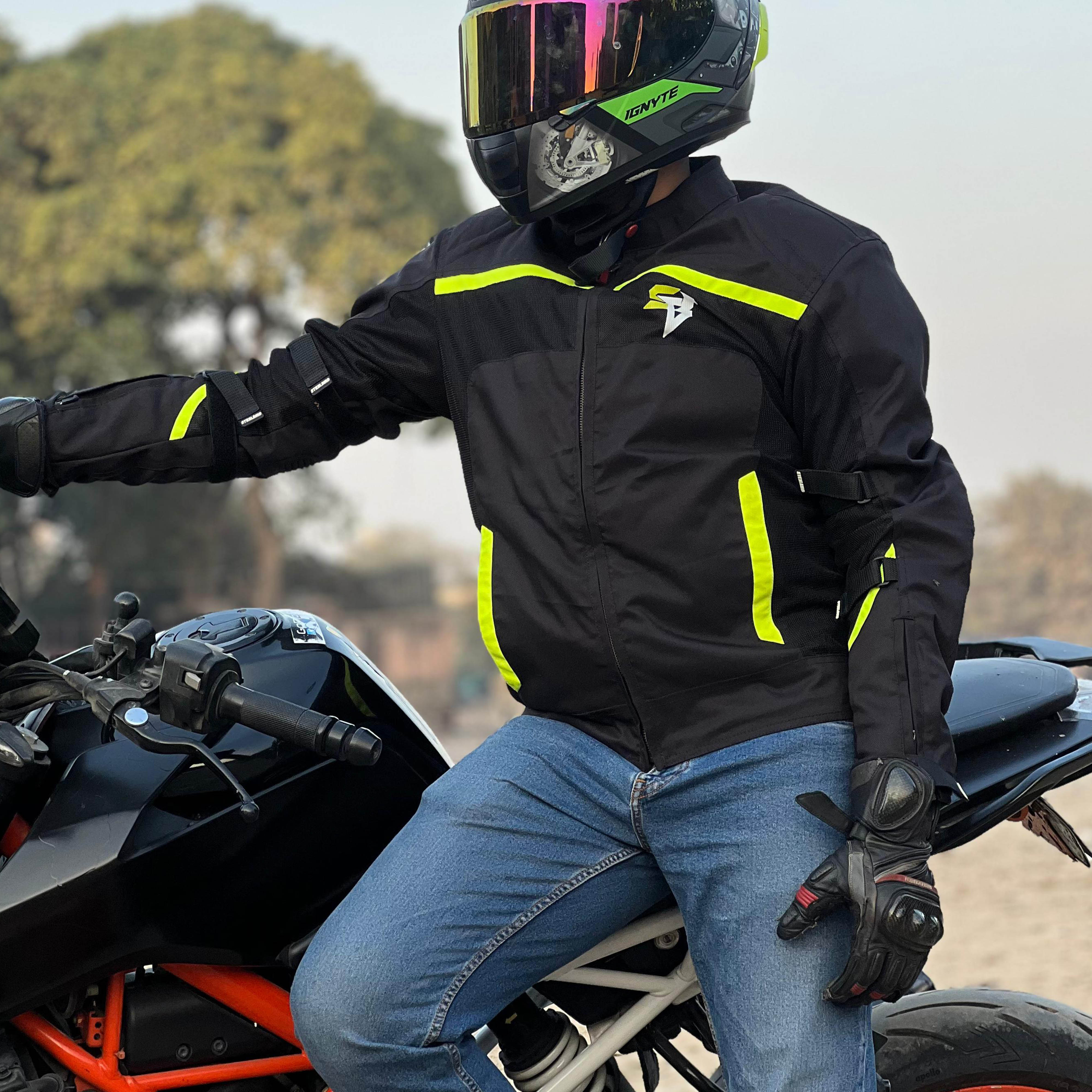 Steelbird Zojila Z2 Riding Jacket With Impact Protection And Abrasion Resistance