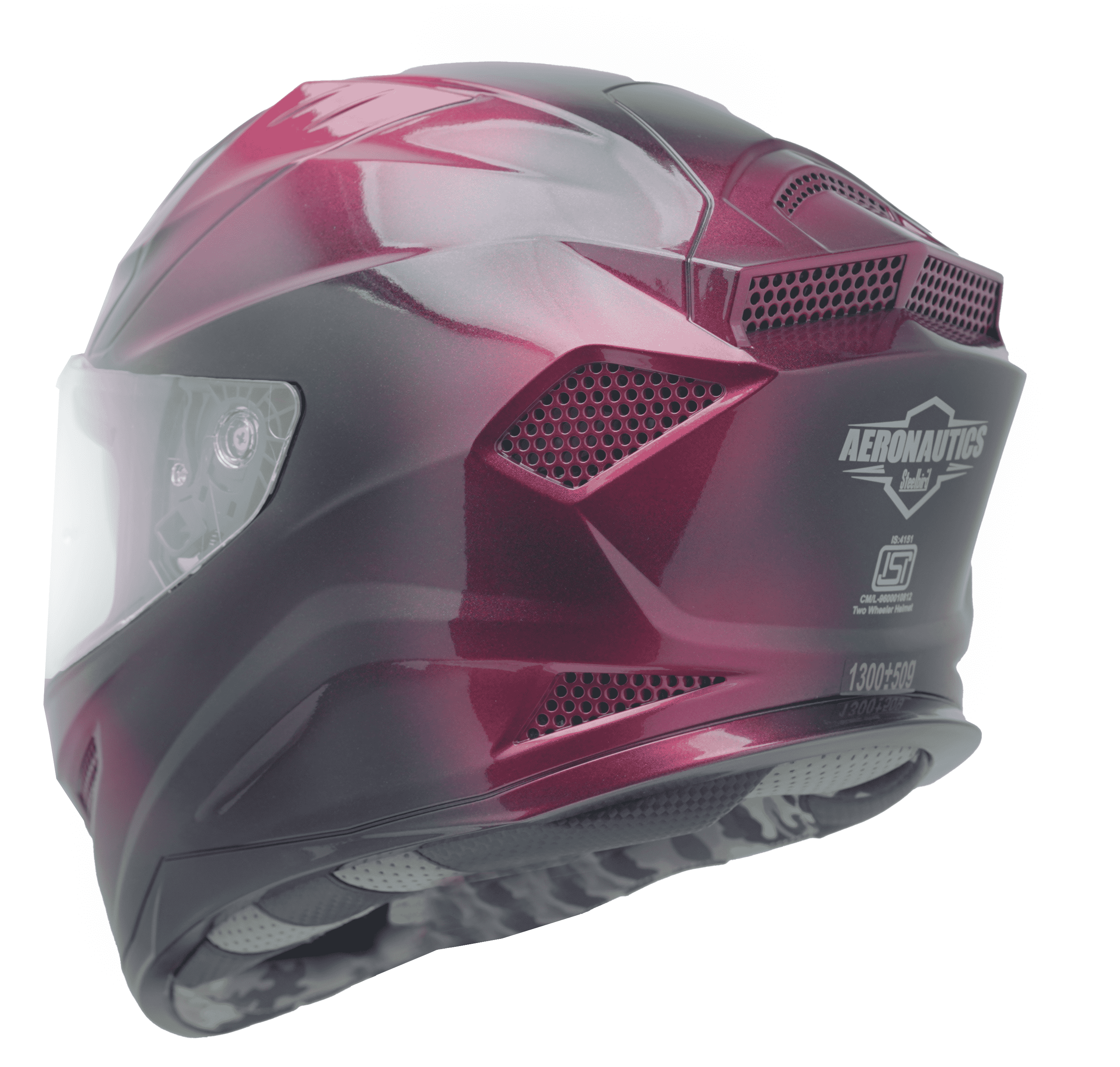 SBH-25 ISS BREEZE ON OMBRE GLOSSY BLACK WITH M. PINK