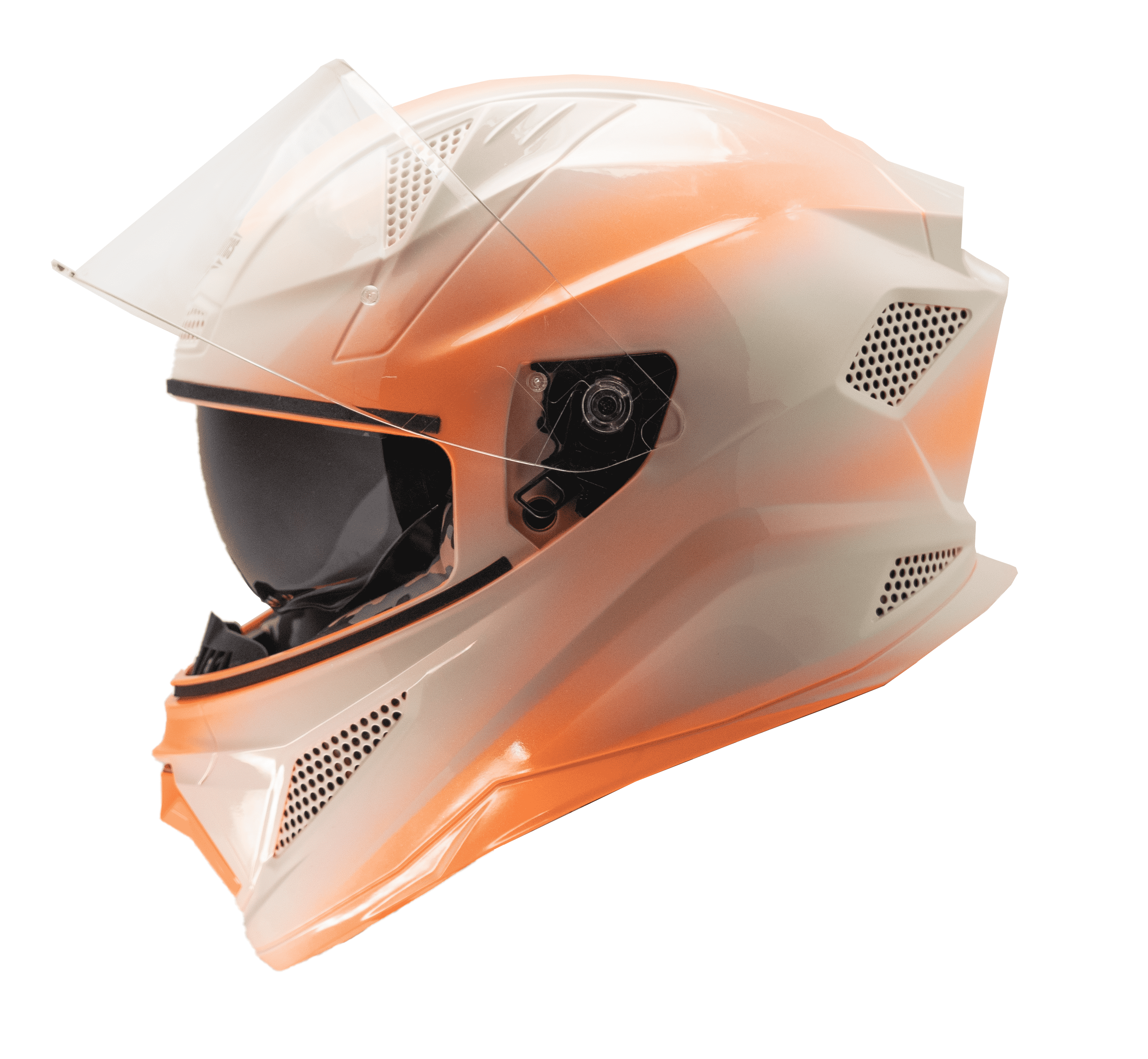 SBH-25 ISS BREEZE ON OMBRE GLOSSY ORANGE WITH WHITE