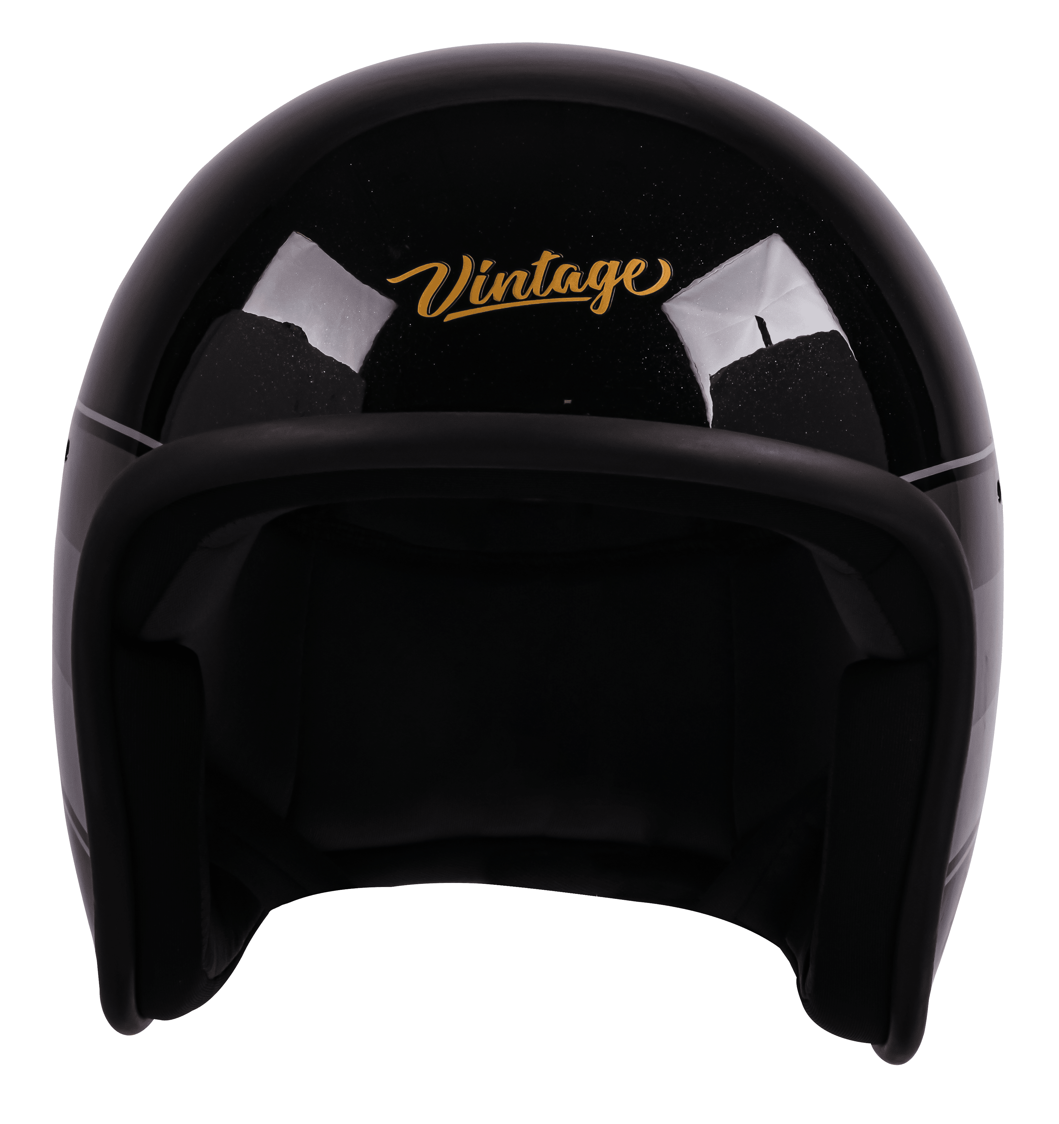 SBH-55 VINTAGE S1 GLOSSY BLACK WITH GREY