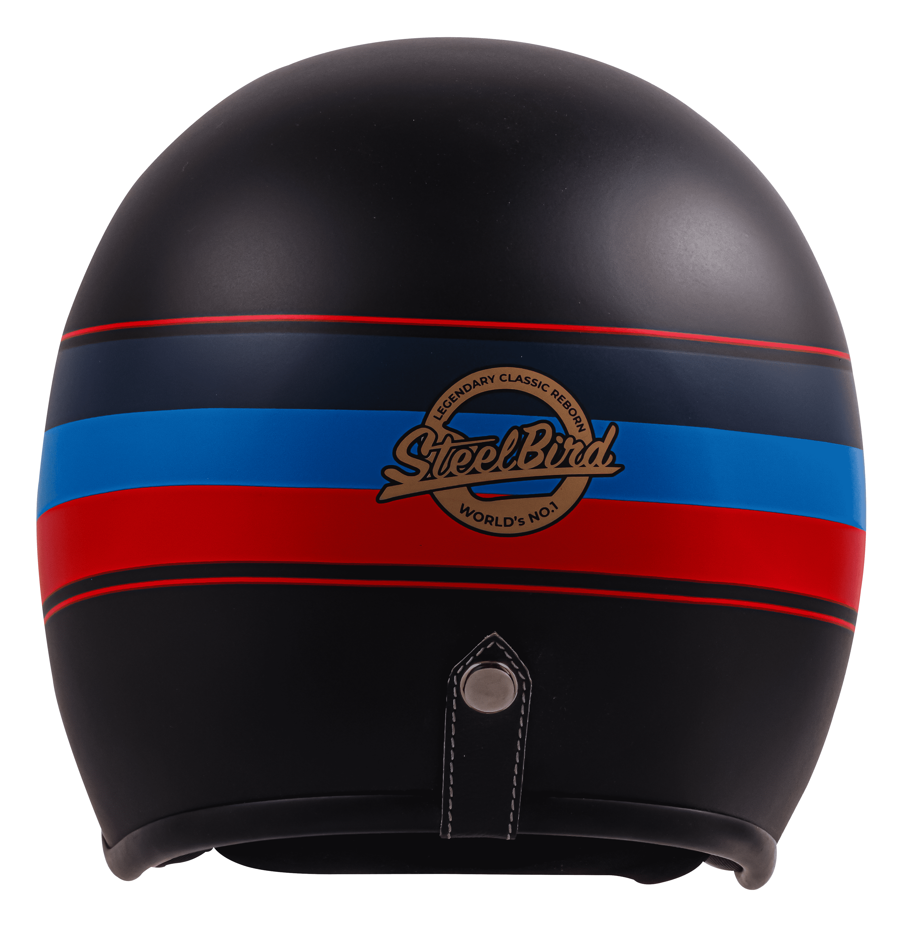 SBH-55 VINTAGE S1 GLOSSY BLACK WITH RED