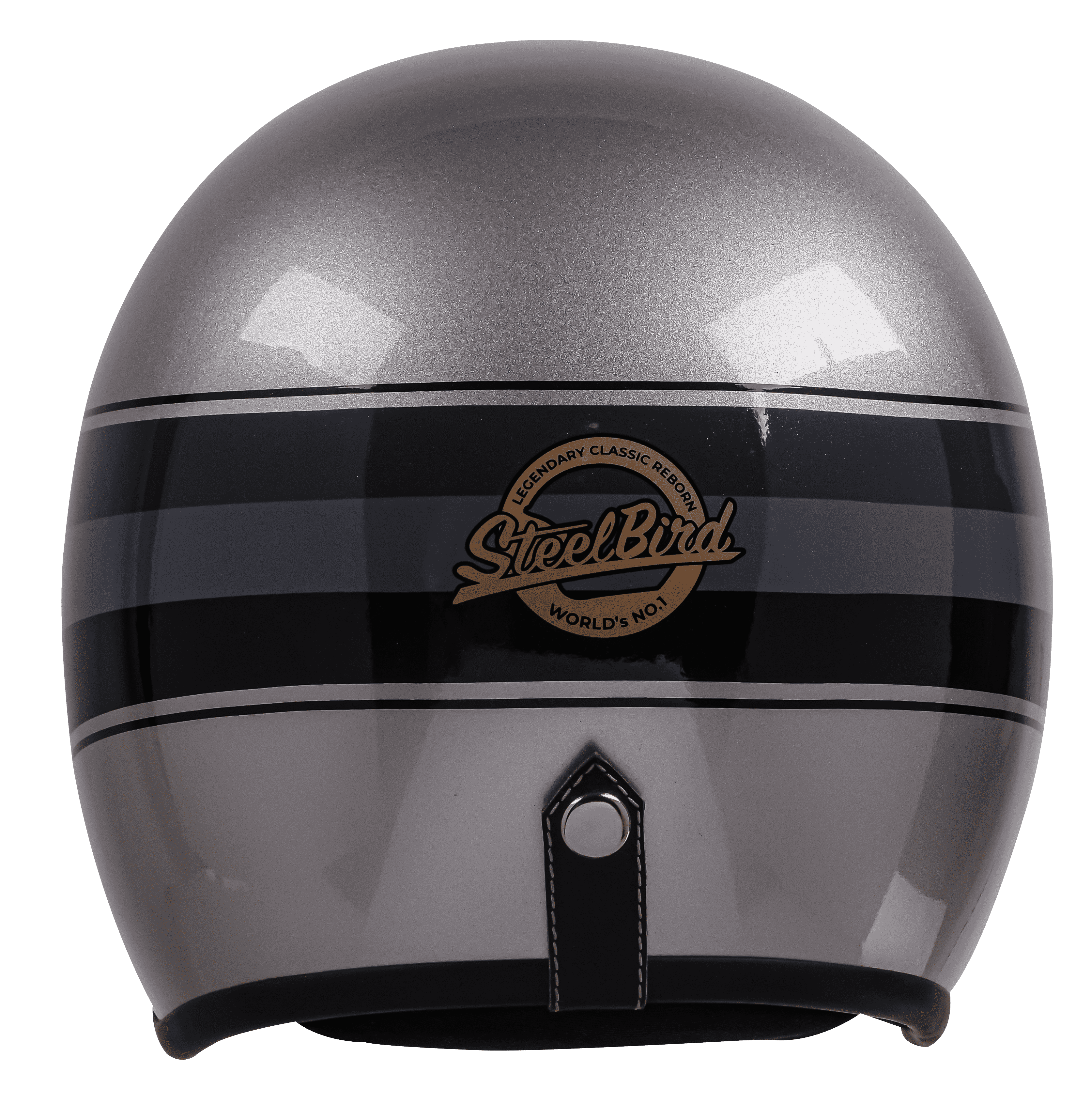 SBH-55 VINTAGE S1 GLOSSY SILVER WITH BLACK