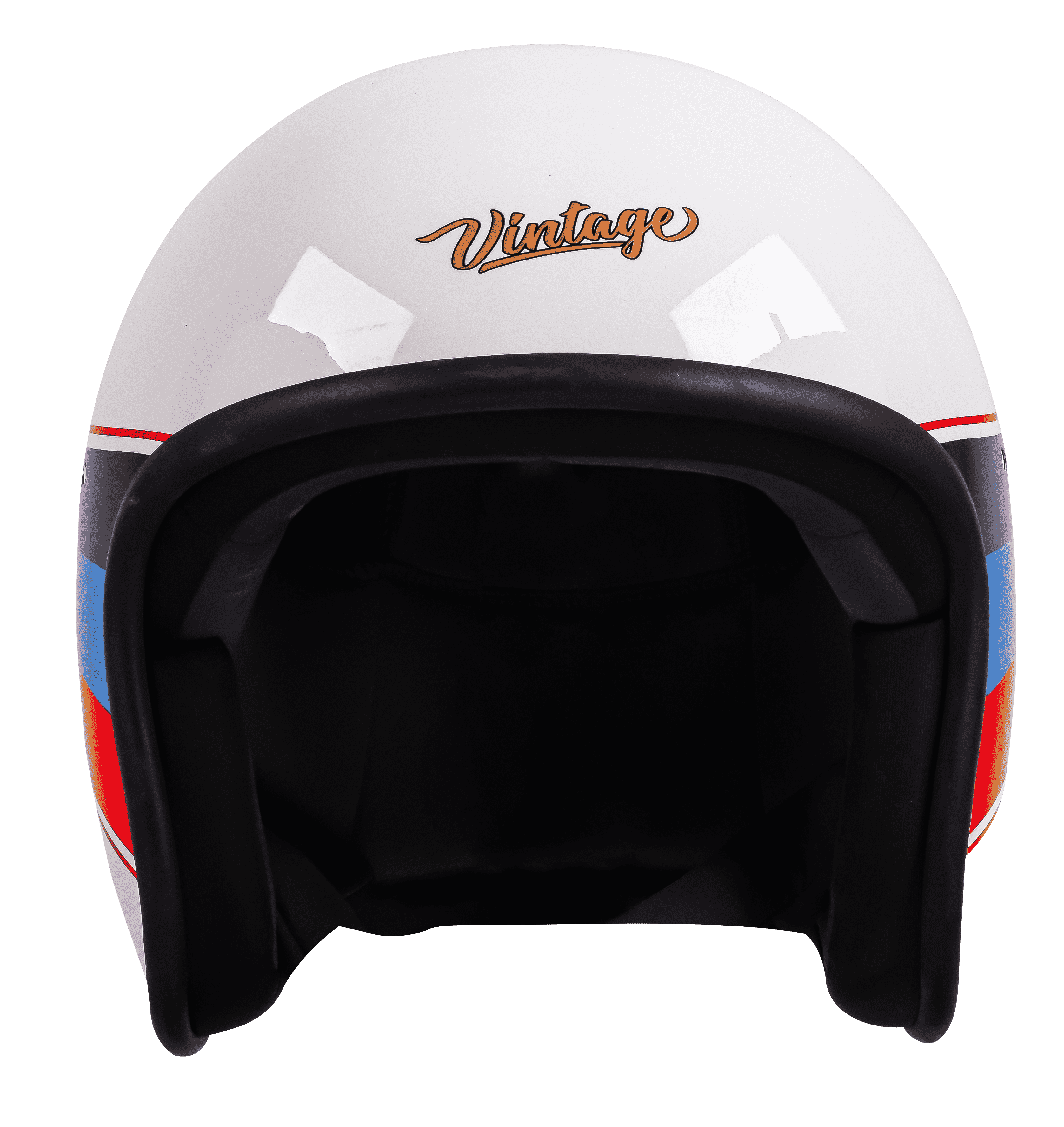 SBH-55 VINTAGE S1 GLOSSY WHITE WITH RED