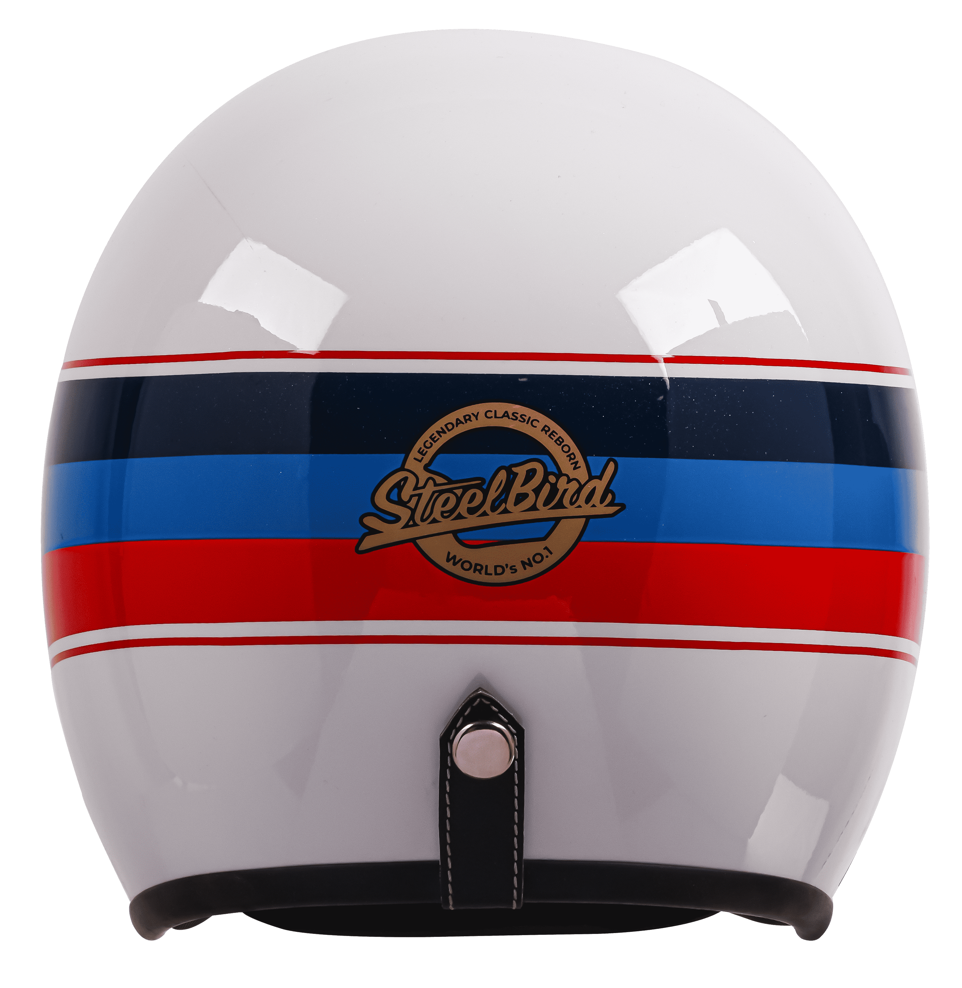 SBH-55 VINTAGE S1 MAT WHITE WITH RED