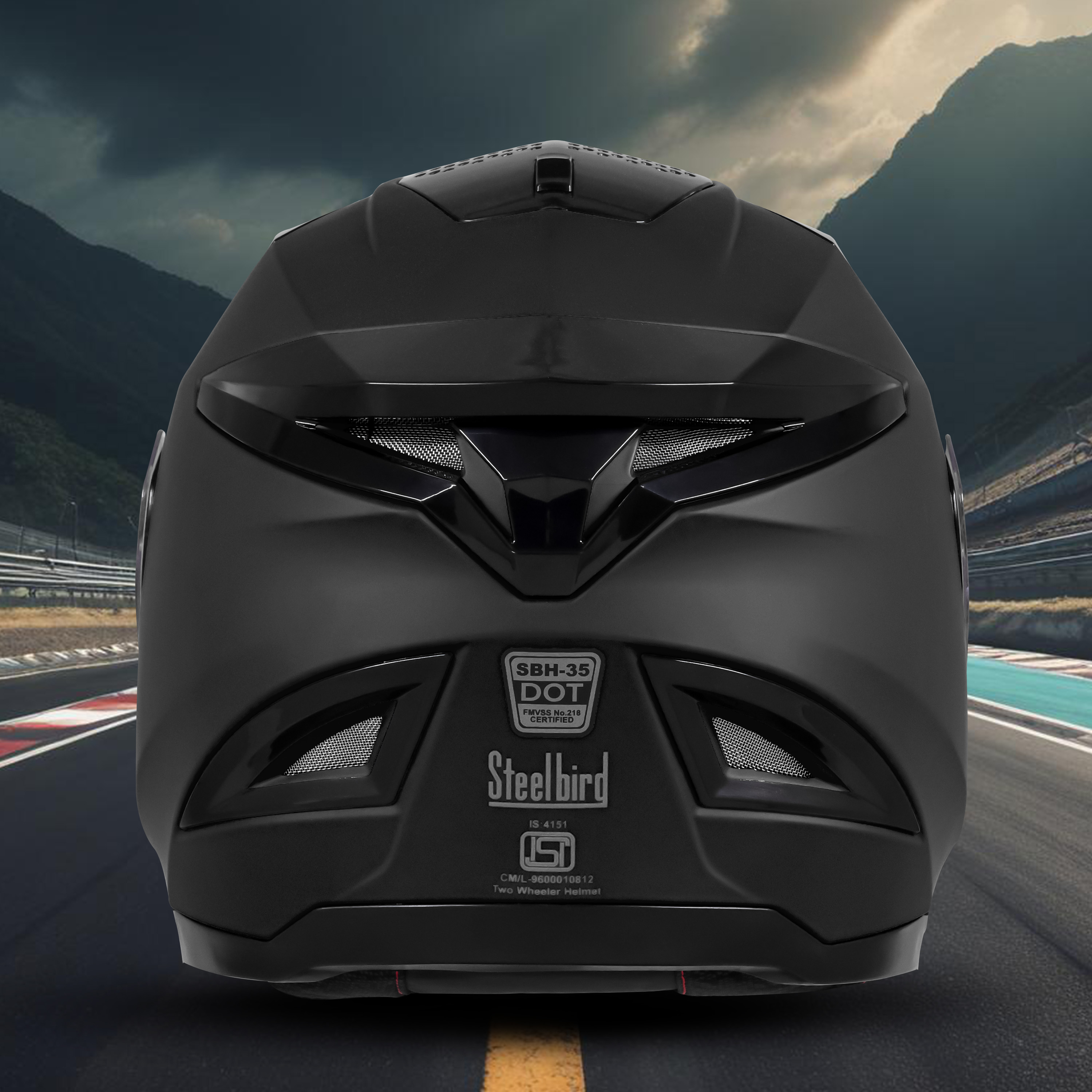 SBH-35 DOT ROBOT 2.0 GLOSSY BLACK 