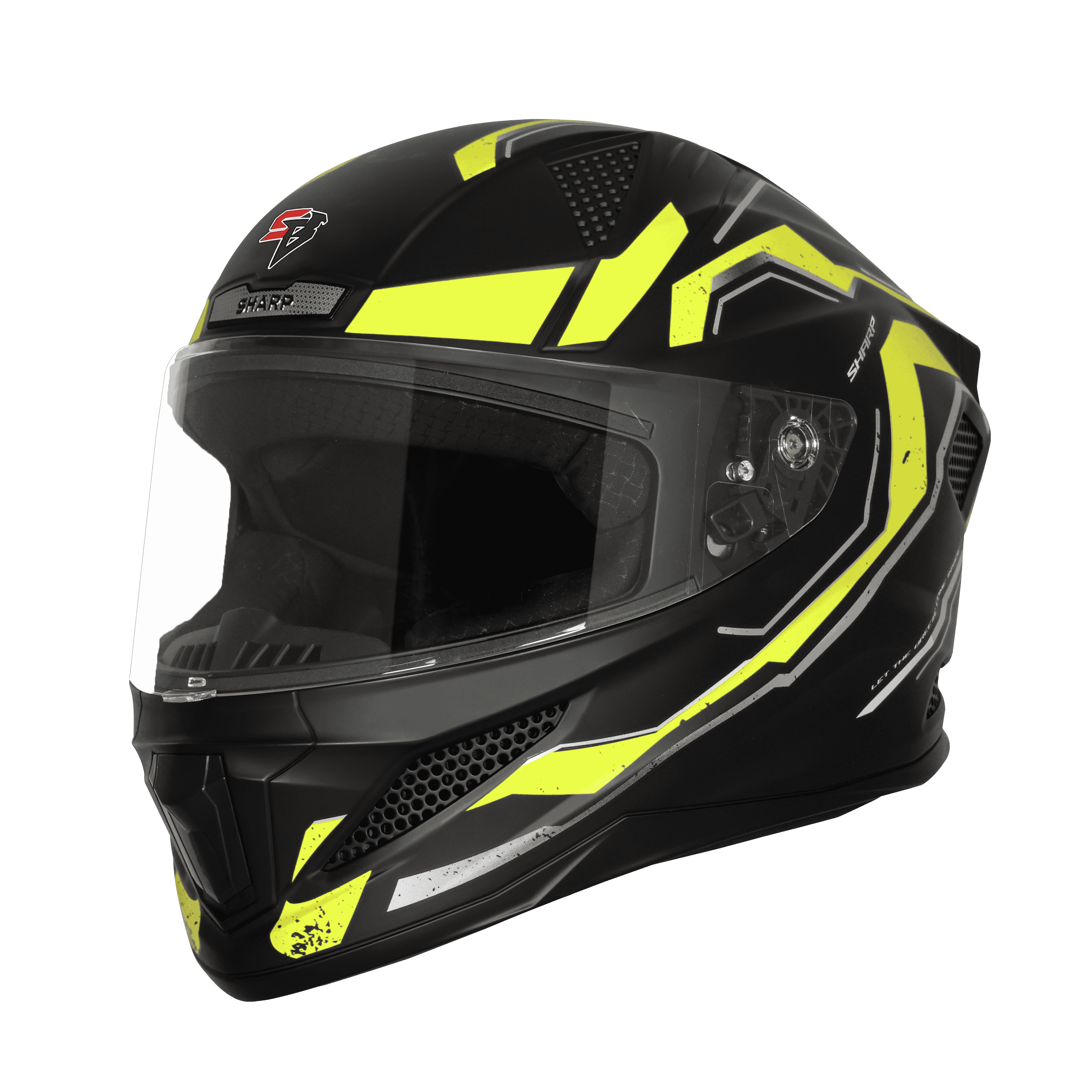 SBH-25 SV SHARP SPIRIT MAT BLACK WITH NEON