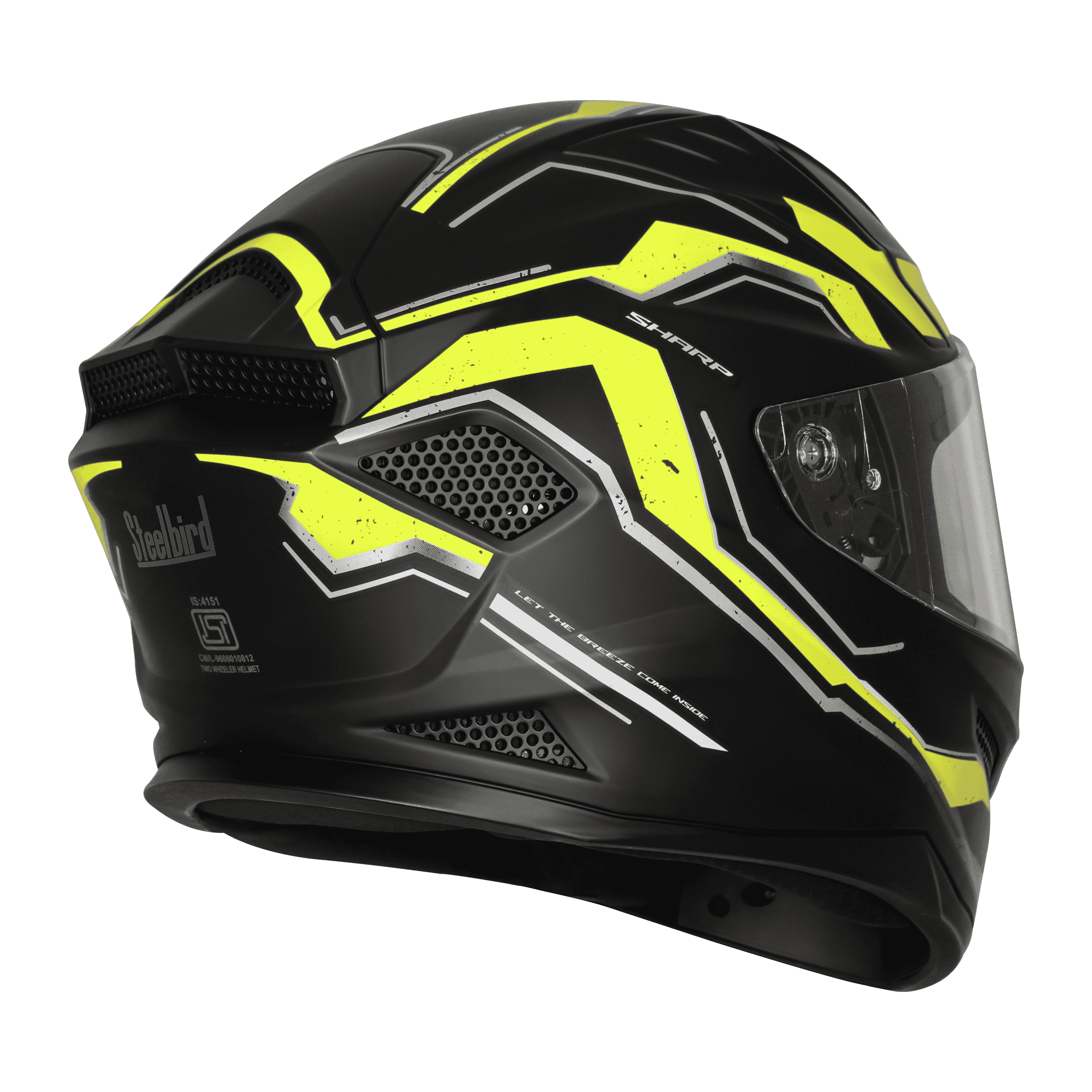 SBH-25 SV SHARP SPIRIT MAT BLACK WITH NEON