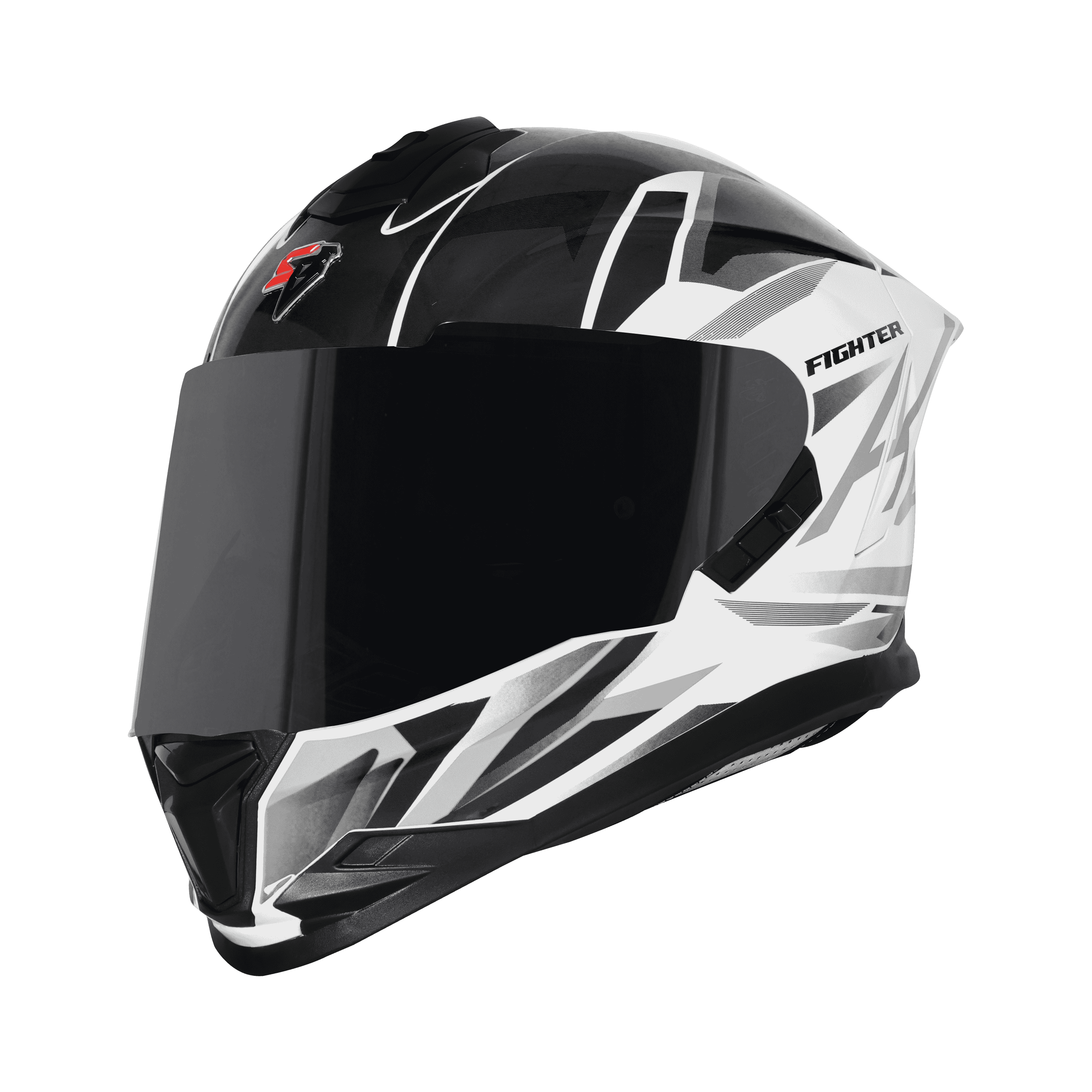 SBH-57 ISS FIGHTER F4 GLOSSY WHITE WITH BLACK