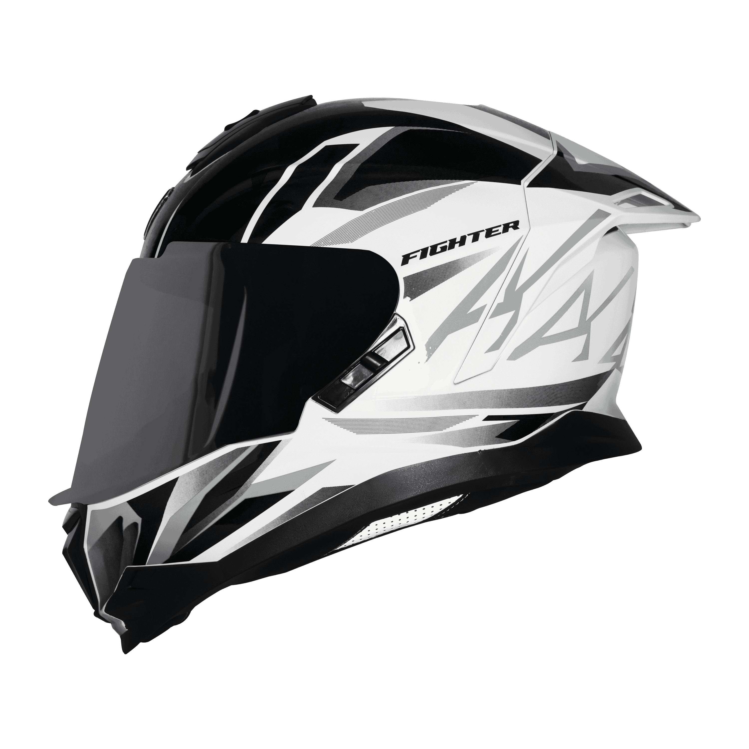 SBH-57 ISS FIGHTER F4 GLOSSY WHITE WITH BLACK