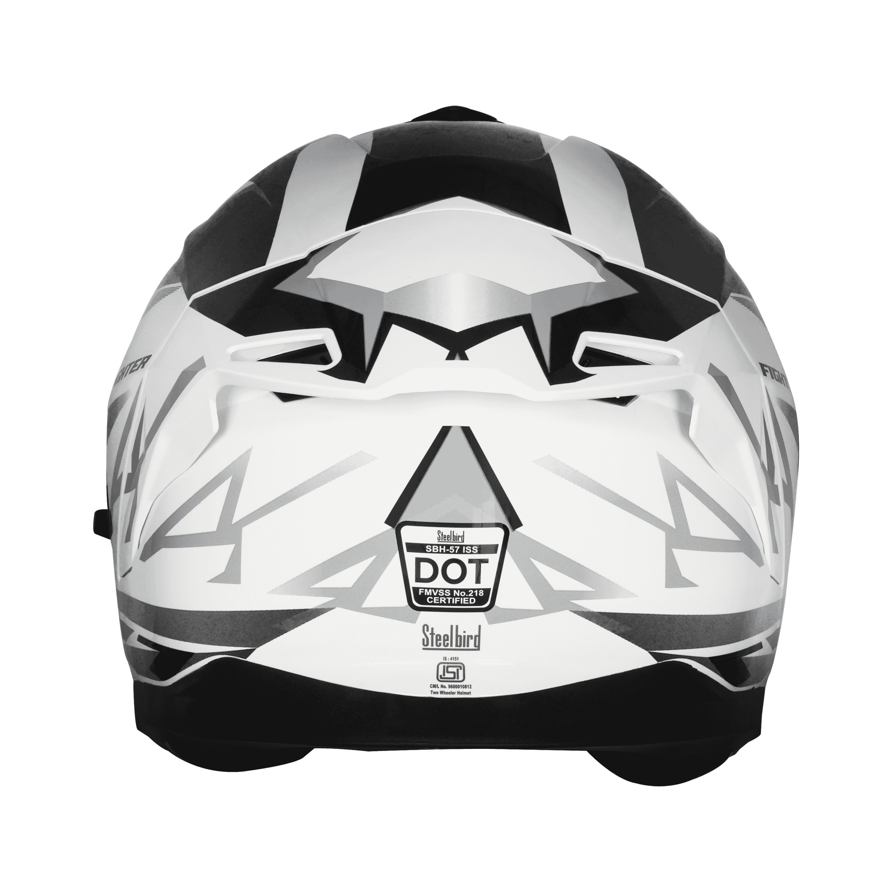 SBH-57 ISS FIGHTER F4 GLOSSY WHITE WITH BLACK