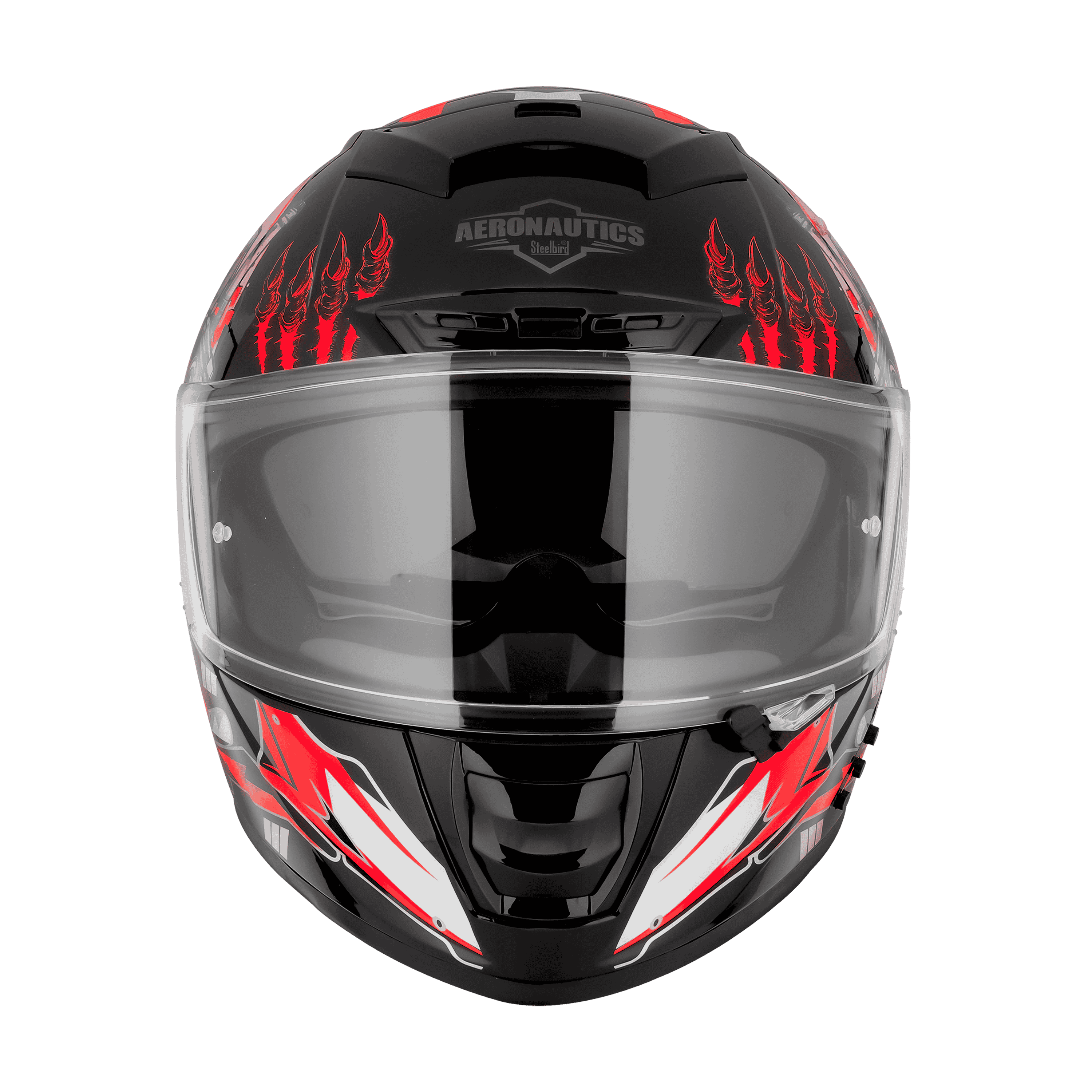 SBH-32 ISS BT DOT TRICKSTER GLOSSY BLACK WITH RED