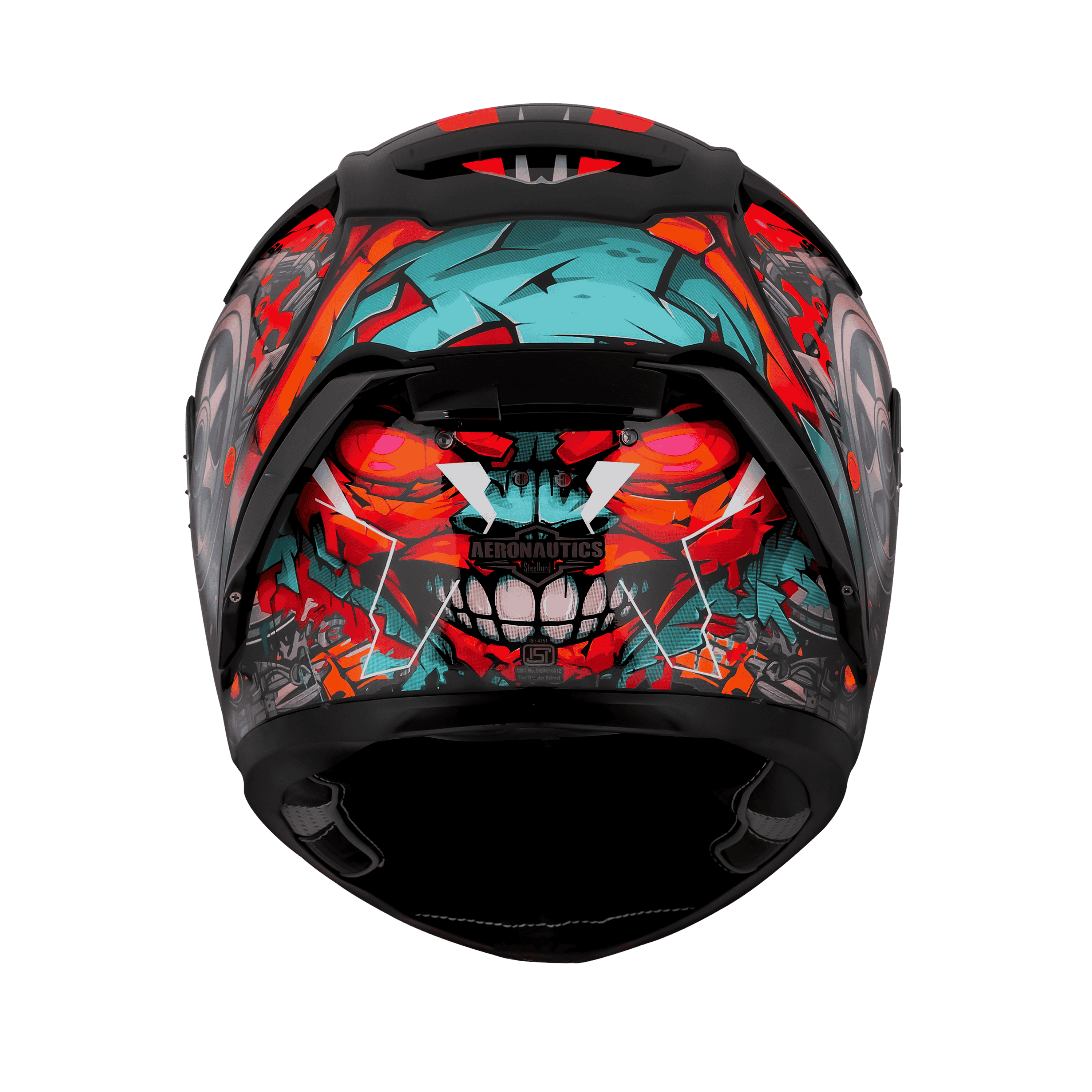 SBH-32 ISS BT DOT TRICKSTER GLOSSY BLACK WITH RED