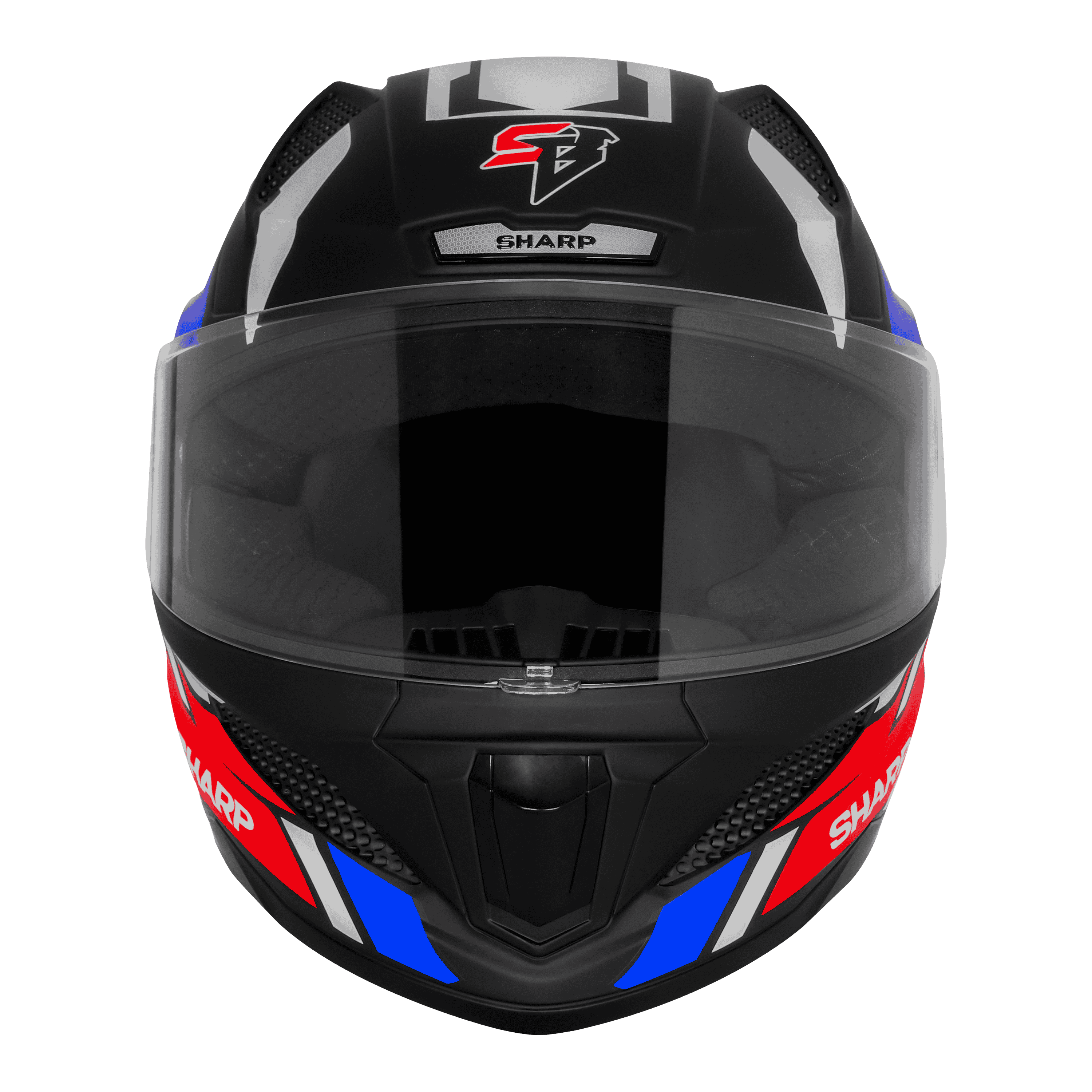 SBH-25 SV SHARP SPIKY GLOSSY BLACK WITH WHITE BLUE