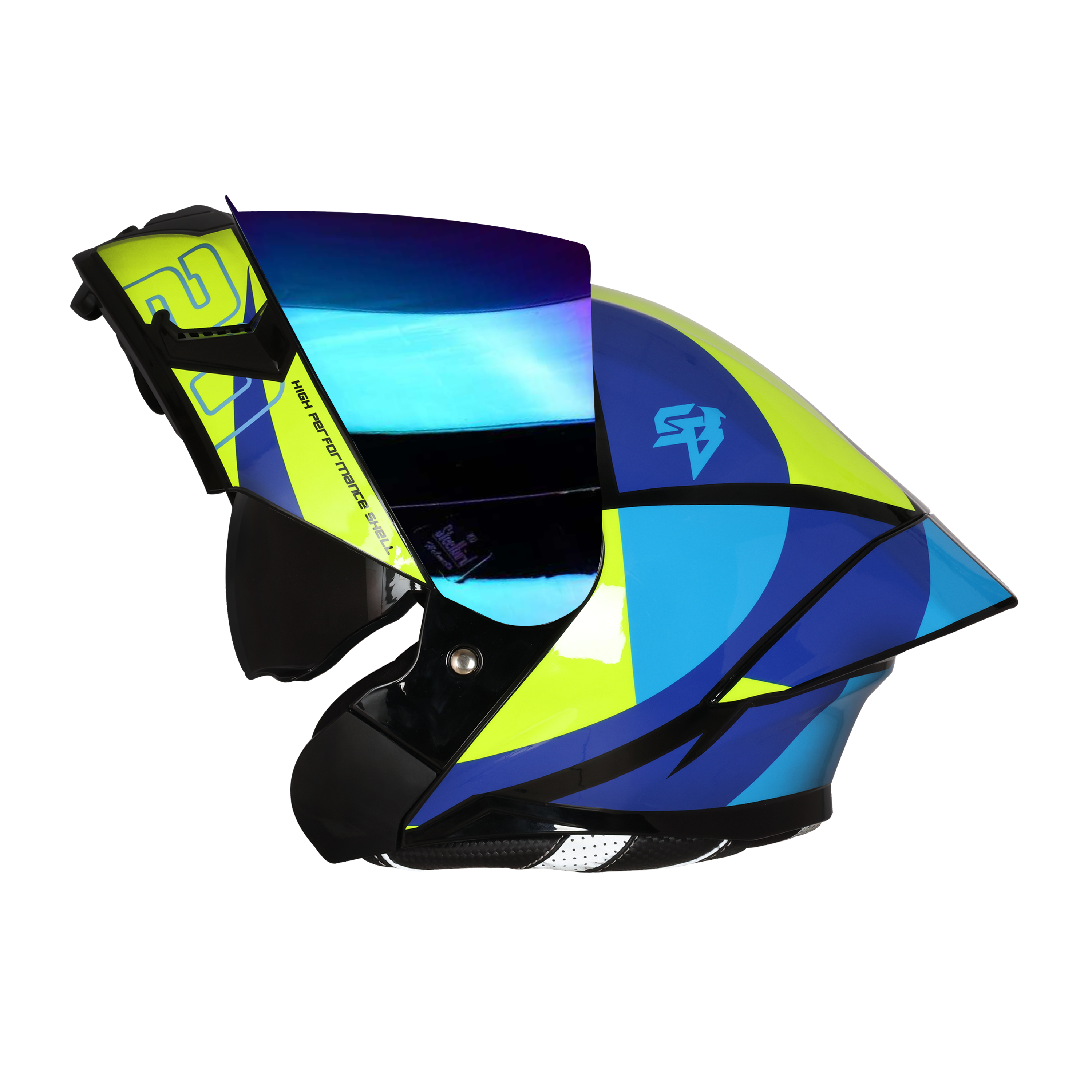 SBA-20 ISS STAR GLOSSY BLACK WITH BLUE 