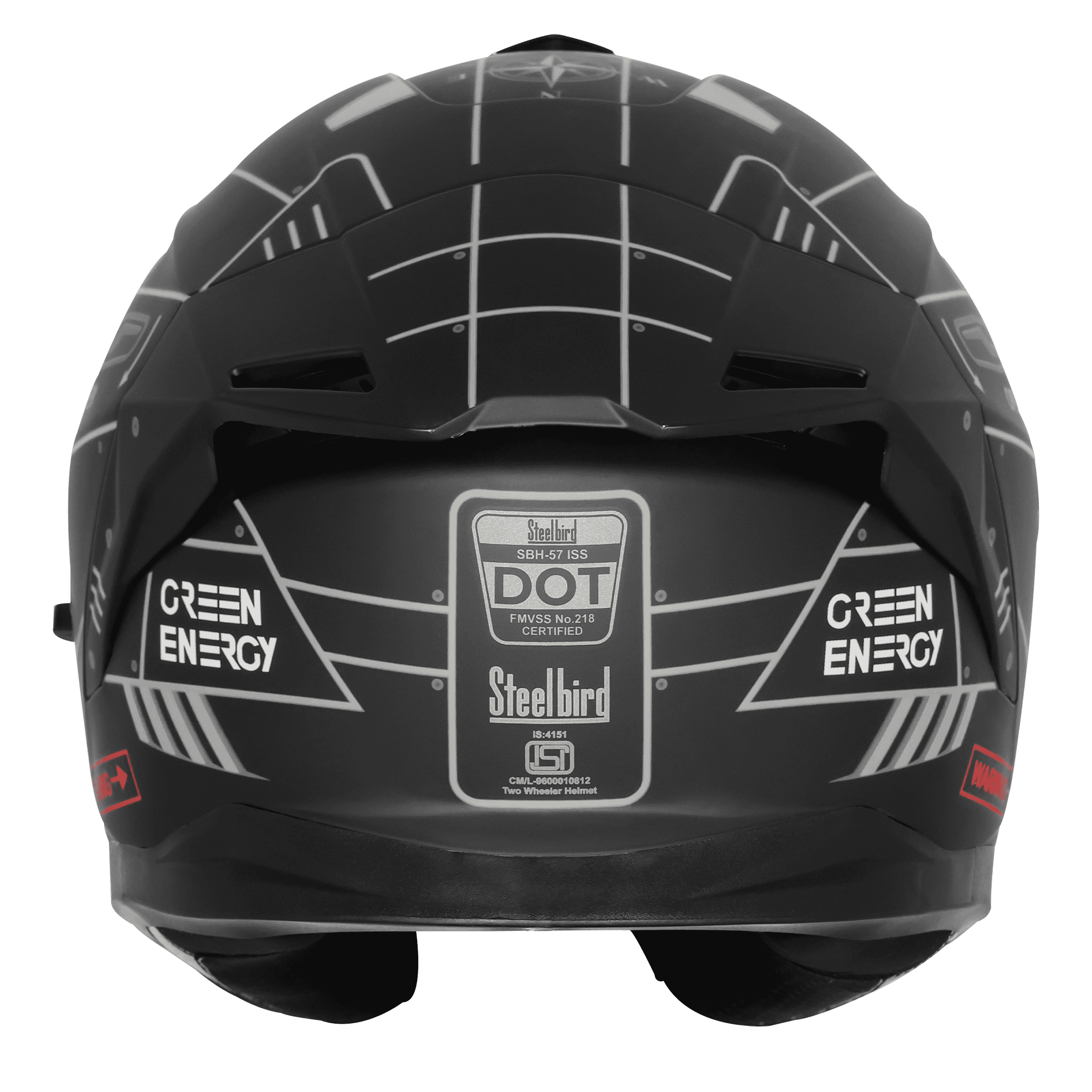 SBH-57 ISS FIGHTER F6 GLOSSY BLACK WITH GREY