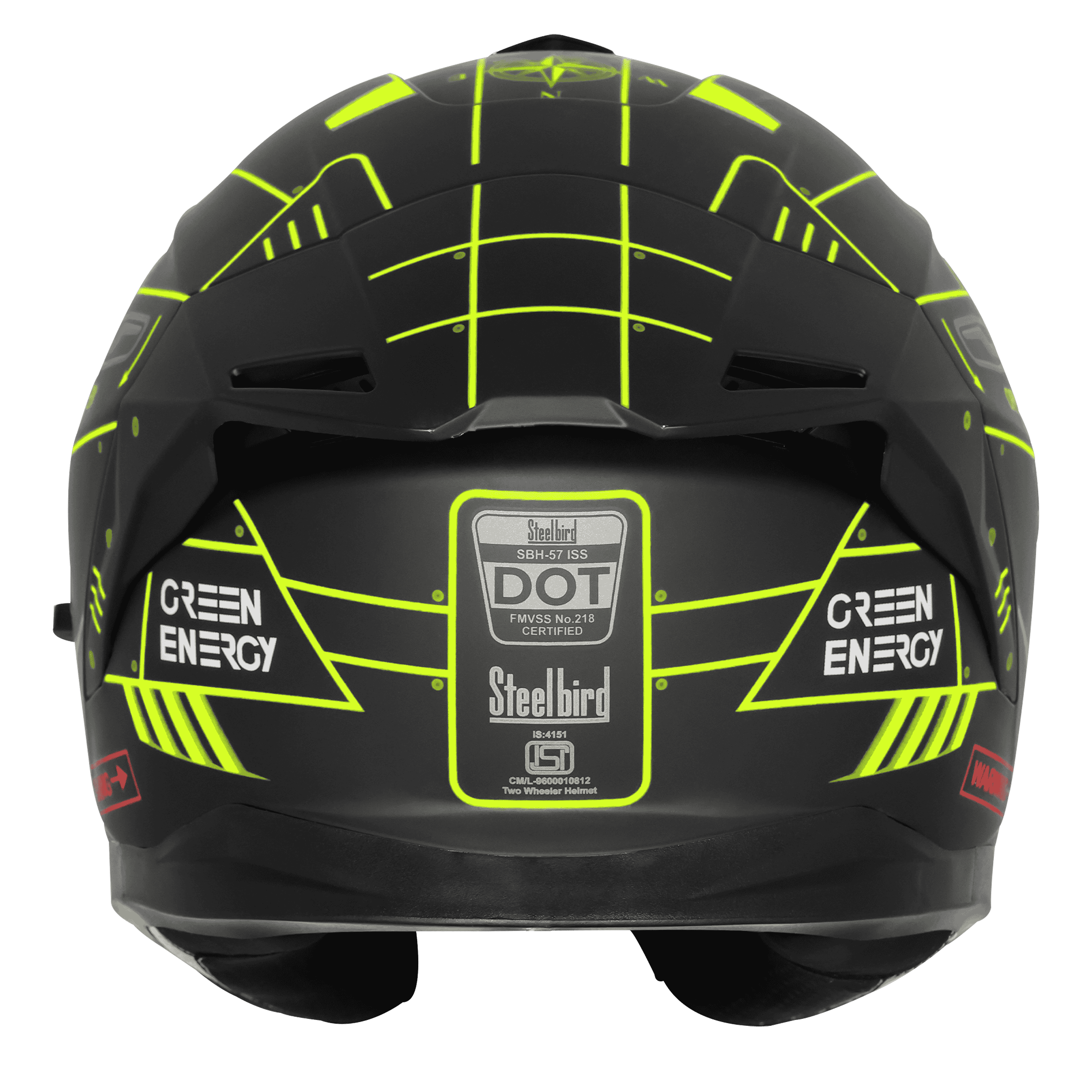 SBH-57 ISS FIGHTER F6 GLOSSY BLACK WITH NEON
