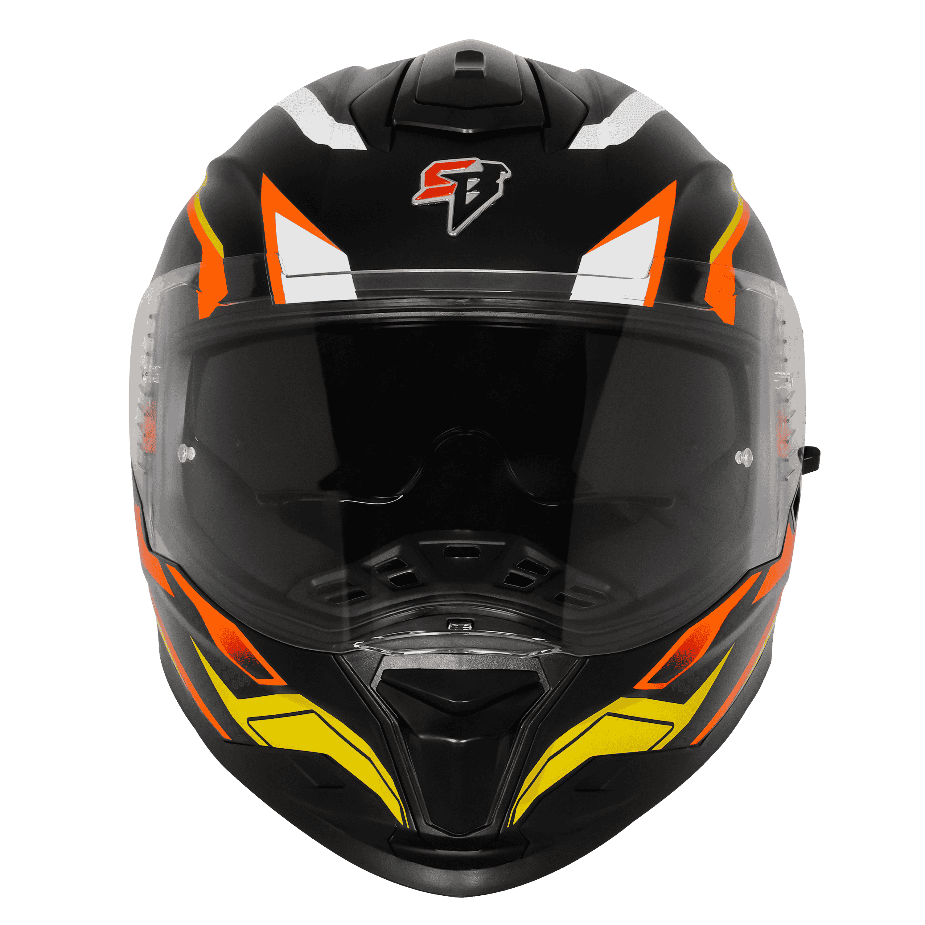 SBH-57 ISS FIGHTER F7 GLOSSY BLACK WITH ORANGE 