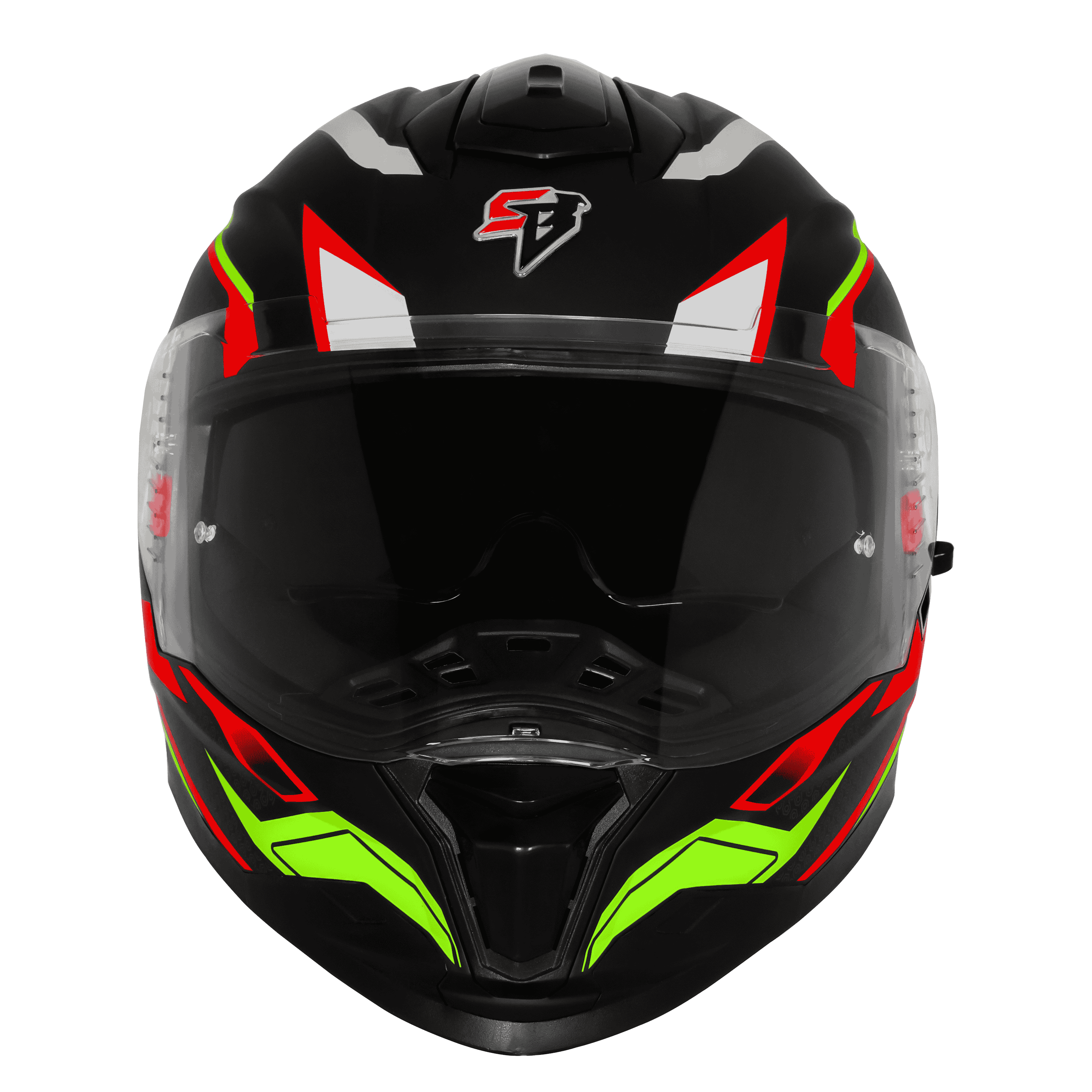 SBH-57 ISS FIGHTER F7 GLOSSY BLACK WITH RED