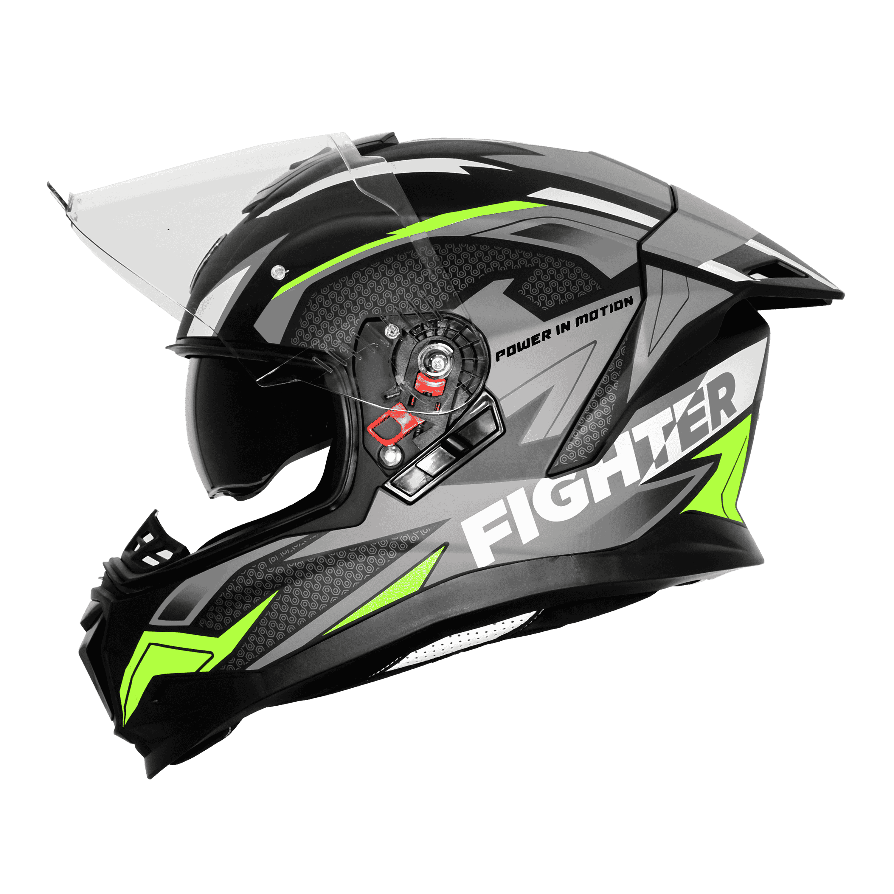 SBH-57 ISS FIGHTER F7 MAT BLACK WITH GREY 