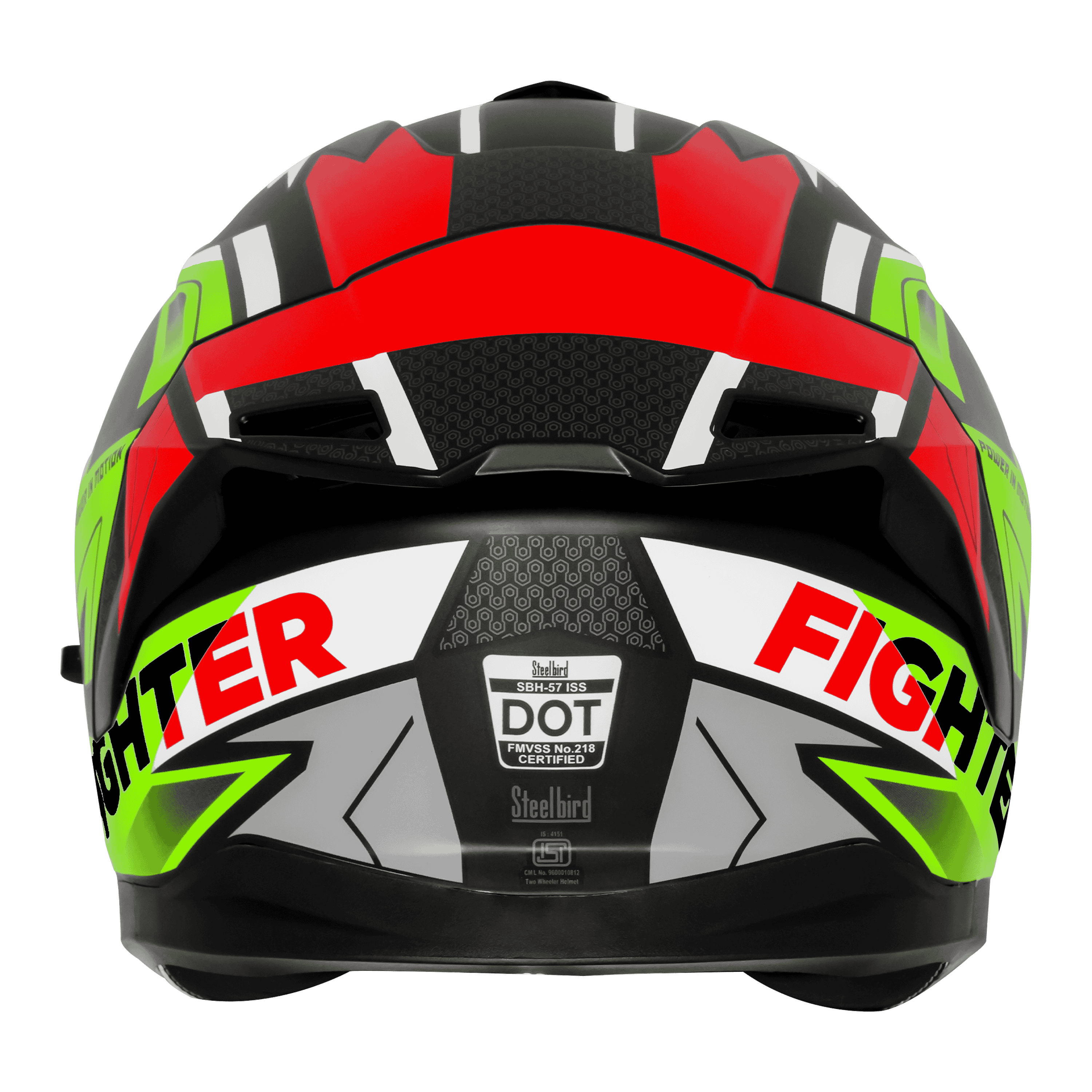 SBH-57 ISS FIGHTER F7 MAT BLACK WITH NEON