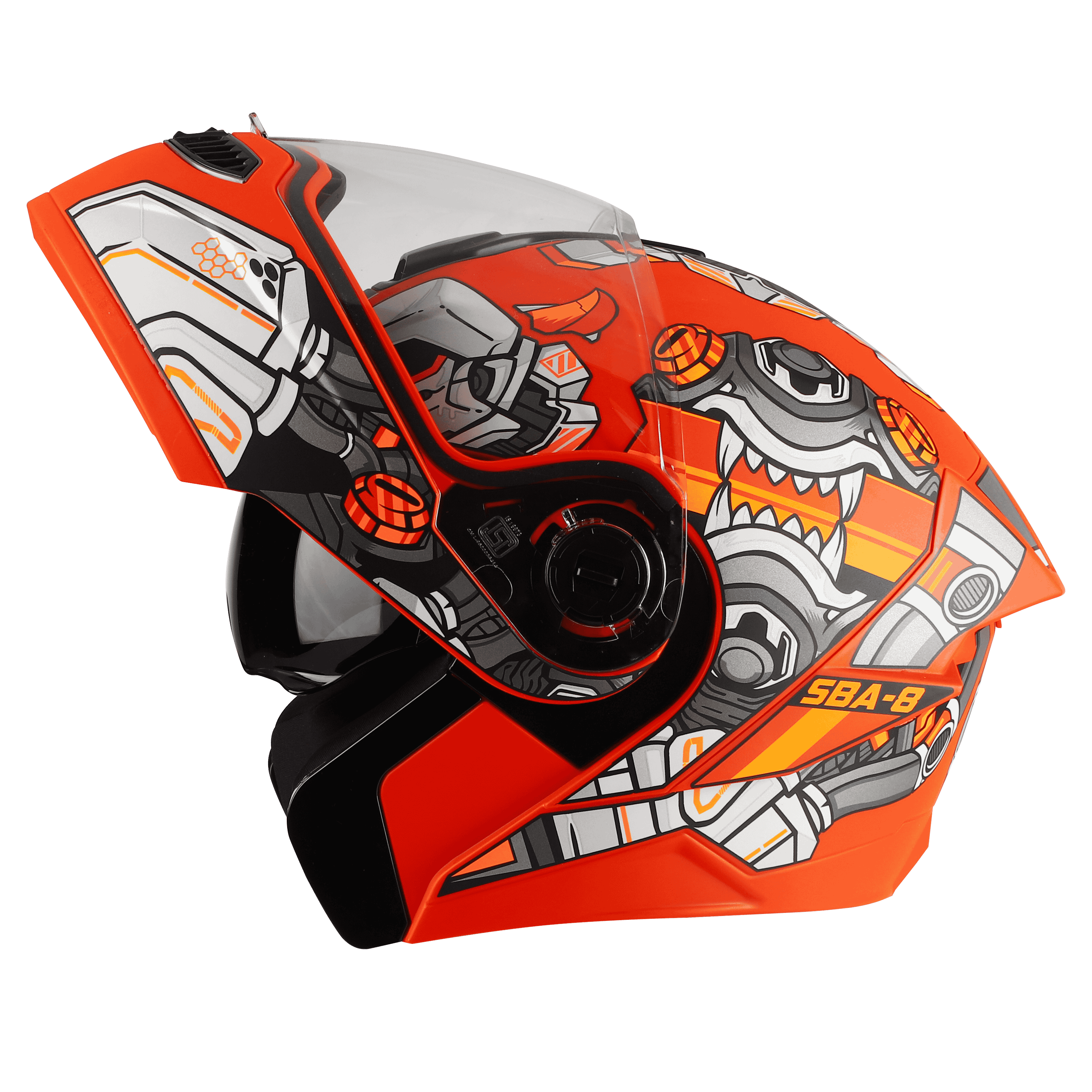 SBA-8 ISS DIZIMON GLOSSY RED WITH RED