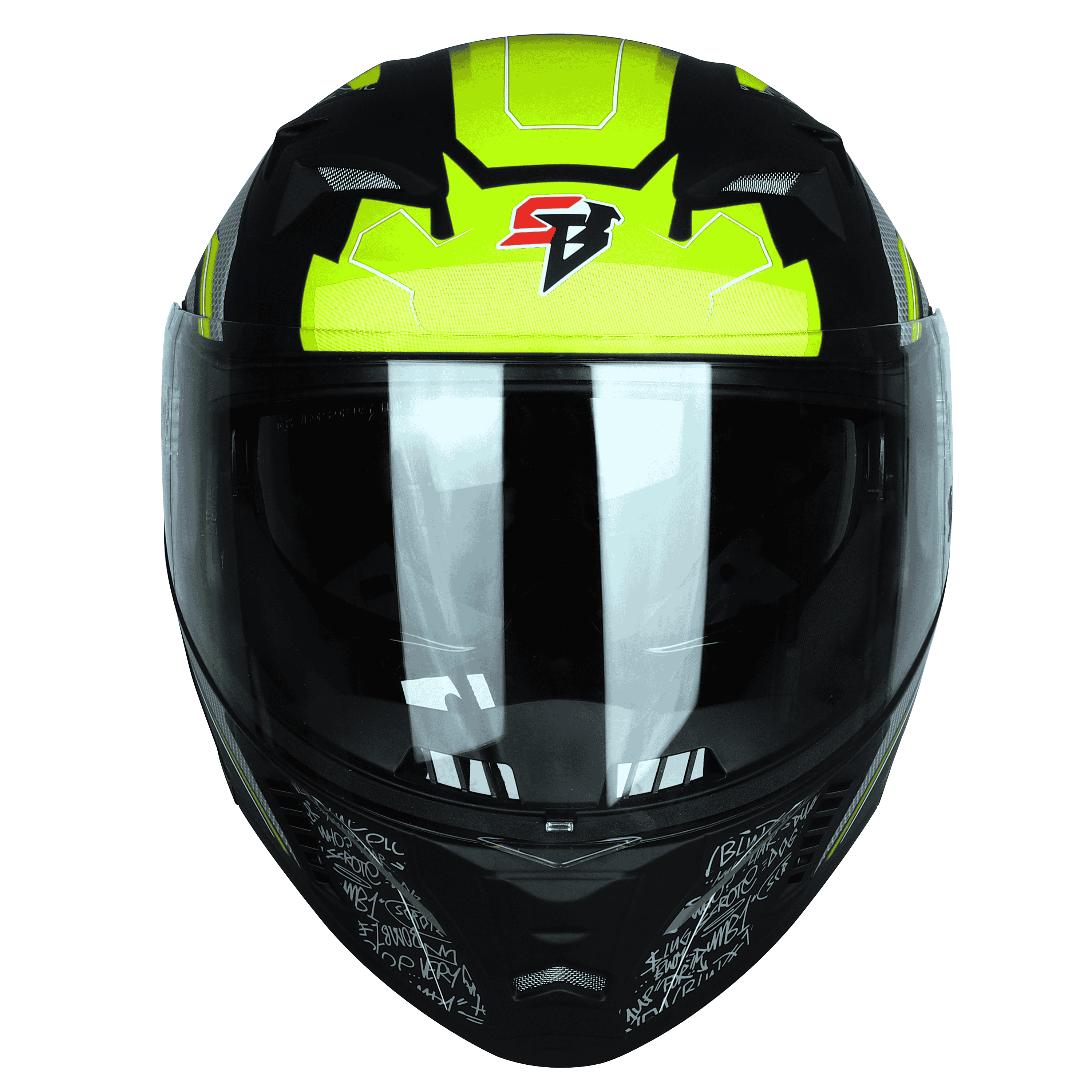 SBA-20 ISS Racer Mat Black With Neon