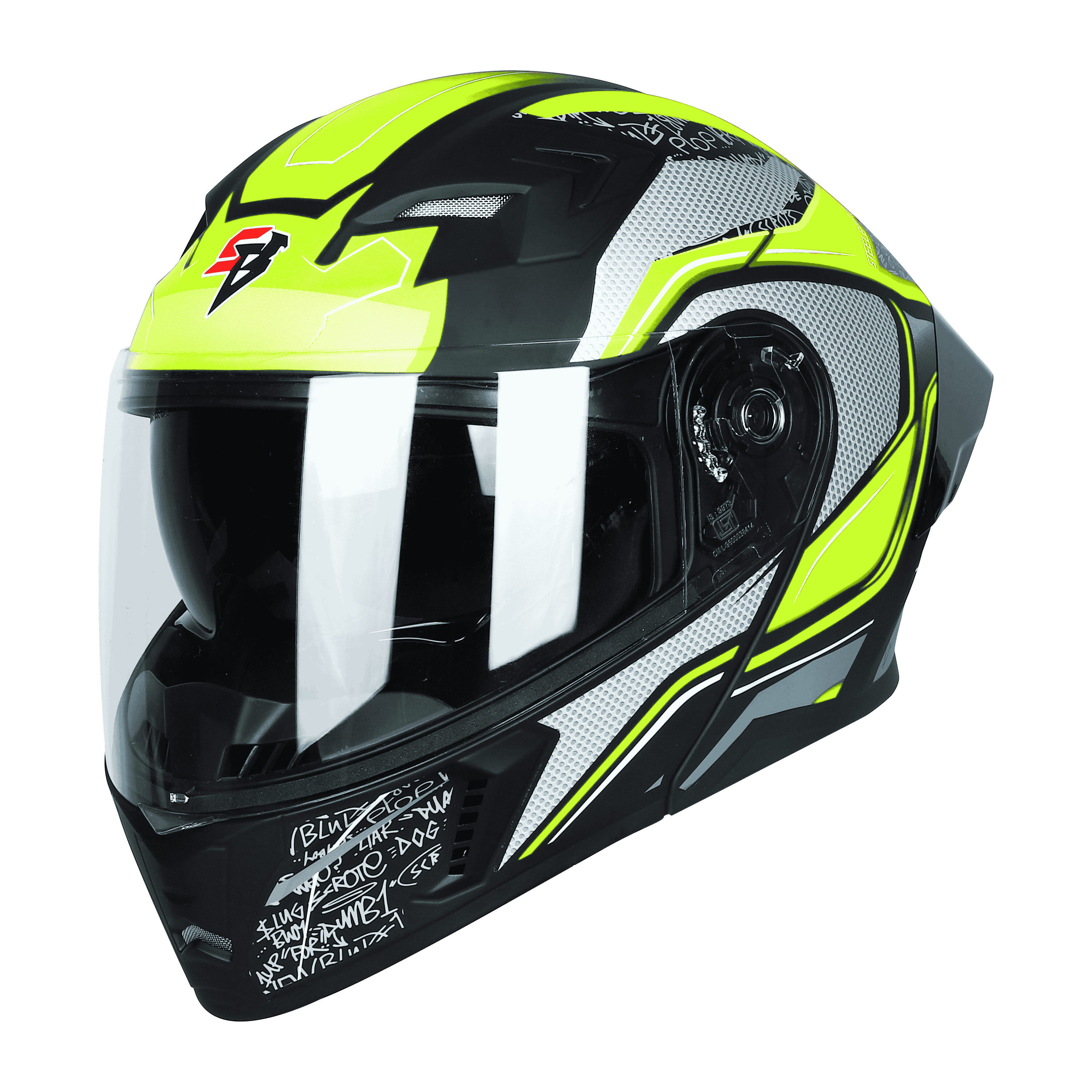 SBA-20 ISS Racer Mat Black With Neon