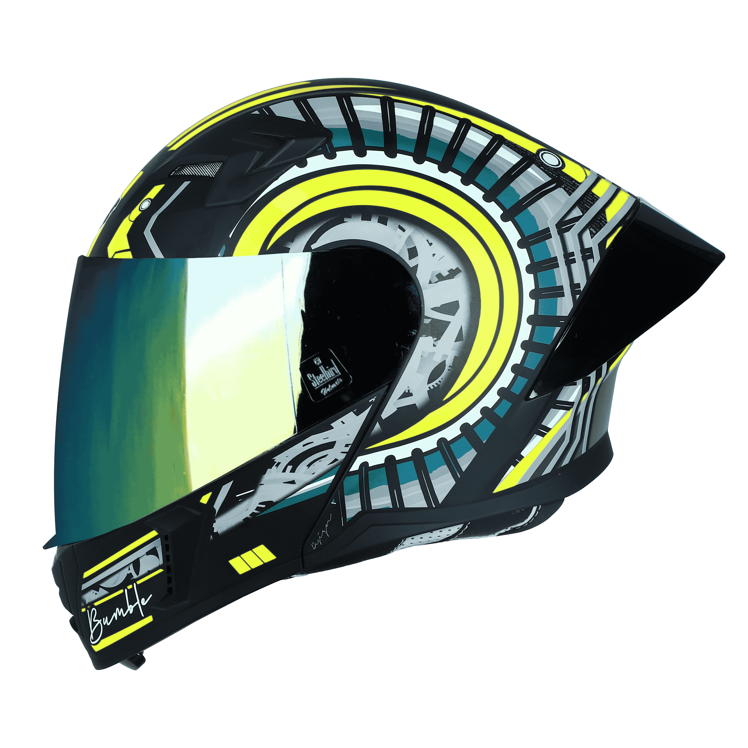 SBA-20 Bumble Mat Black With Neon