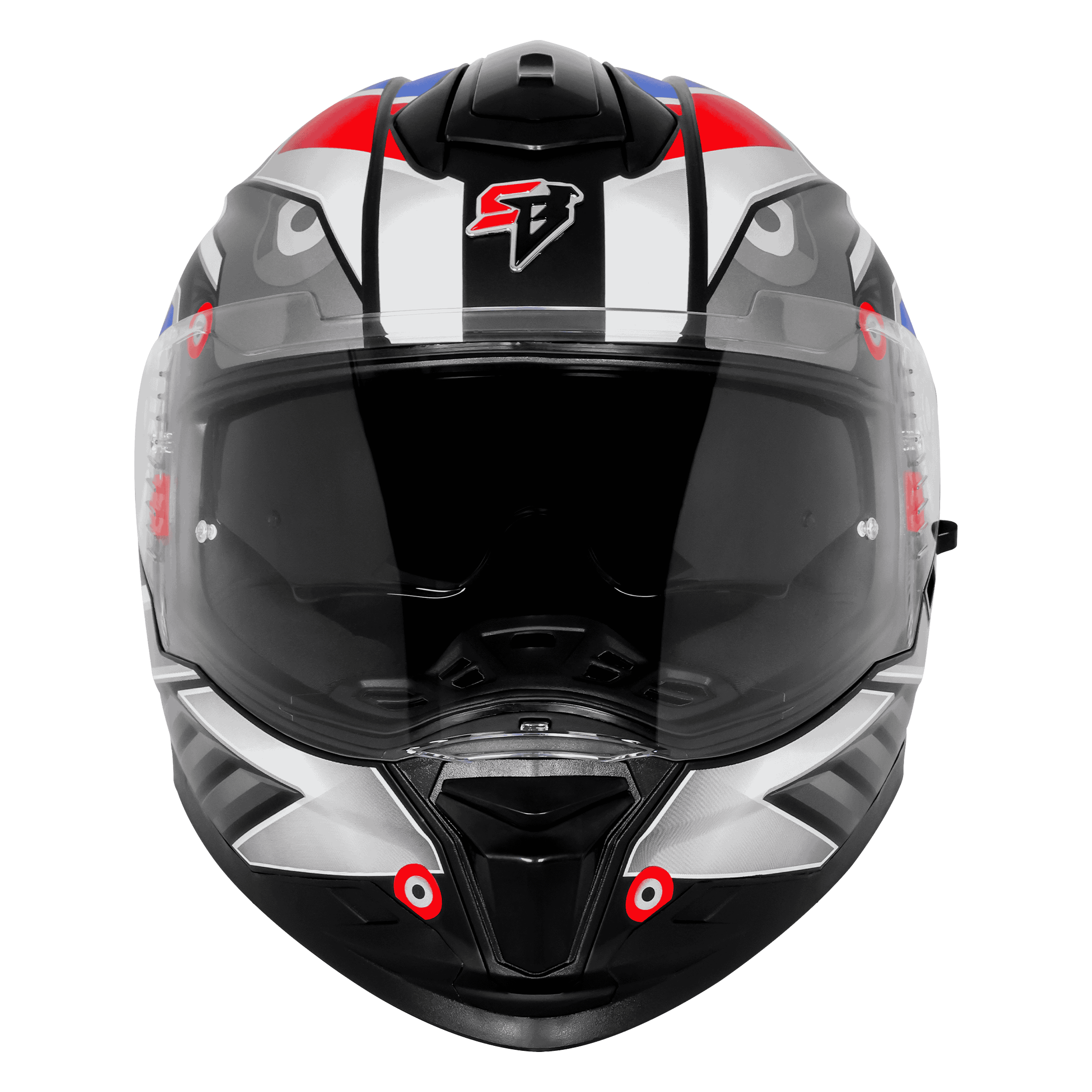 SBH-57 ISS FIGHTER F8 GLOSSY BLACK WITH WHITE 