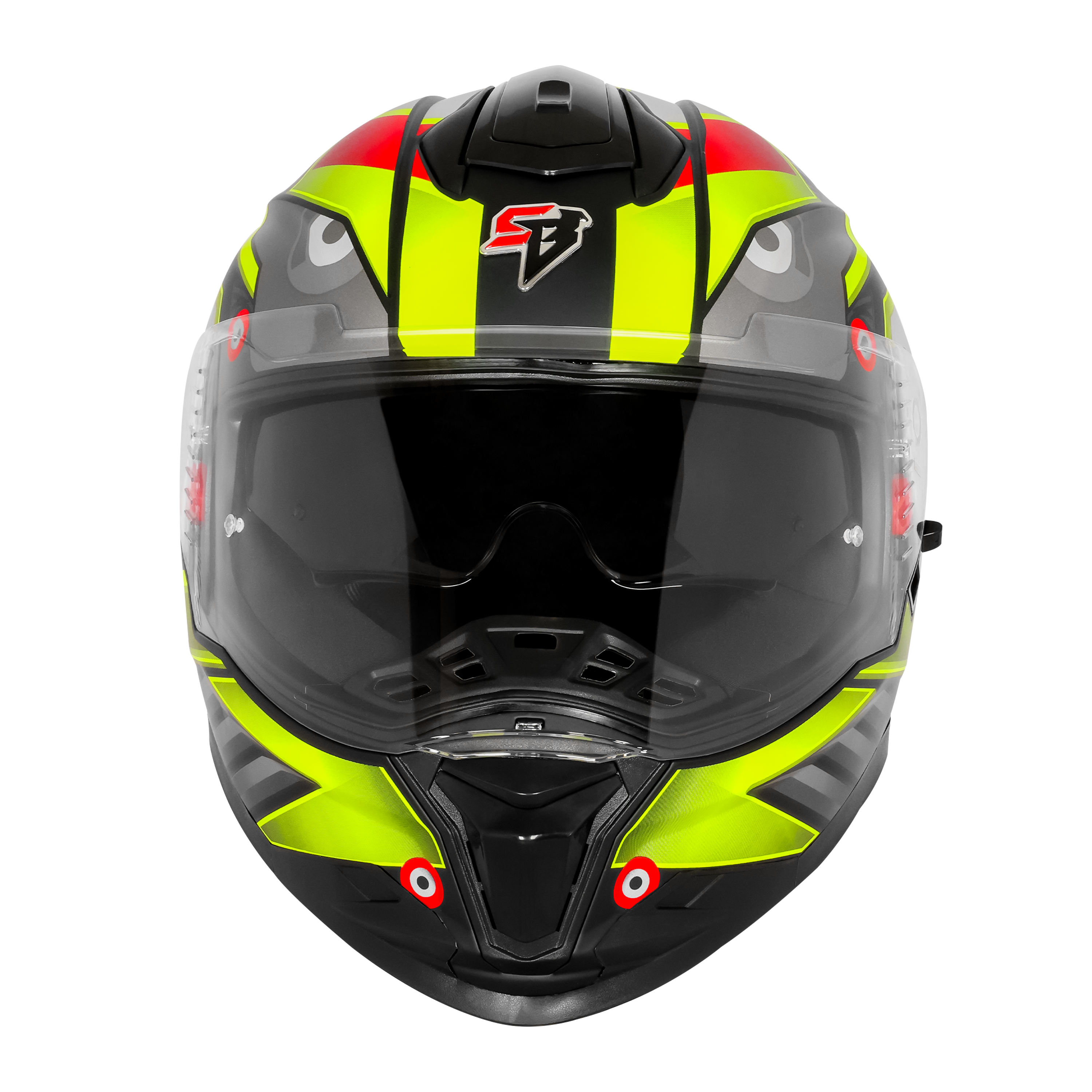 SBH-57 ISS FIGHTER F8 GLOSSY BLACK WITH NEON