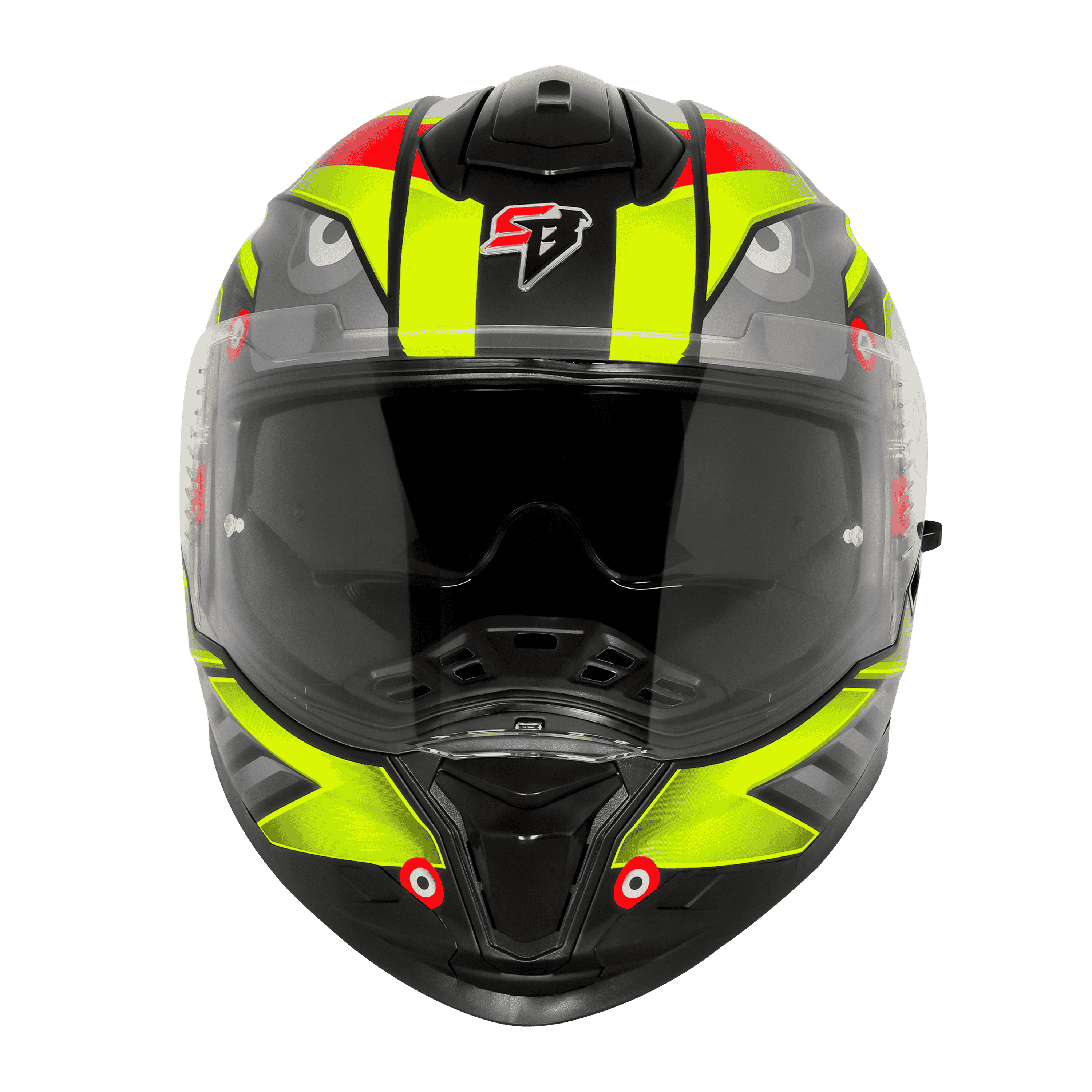 SBH-57 ISS FIGHTER F8 MAT BLACK WITH NEON
