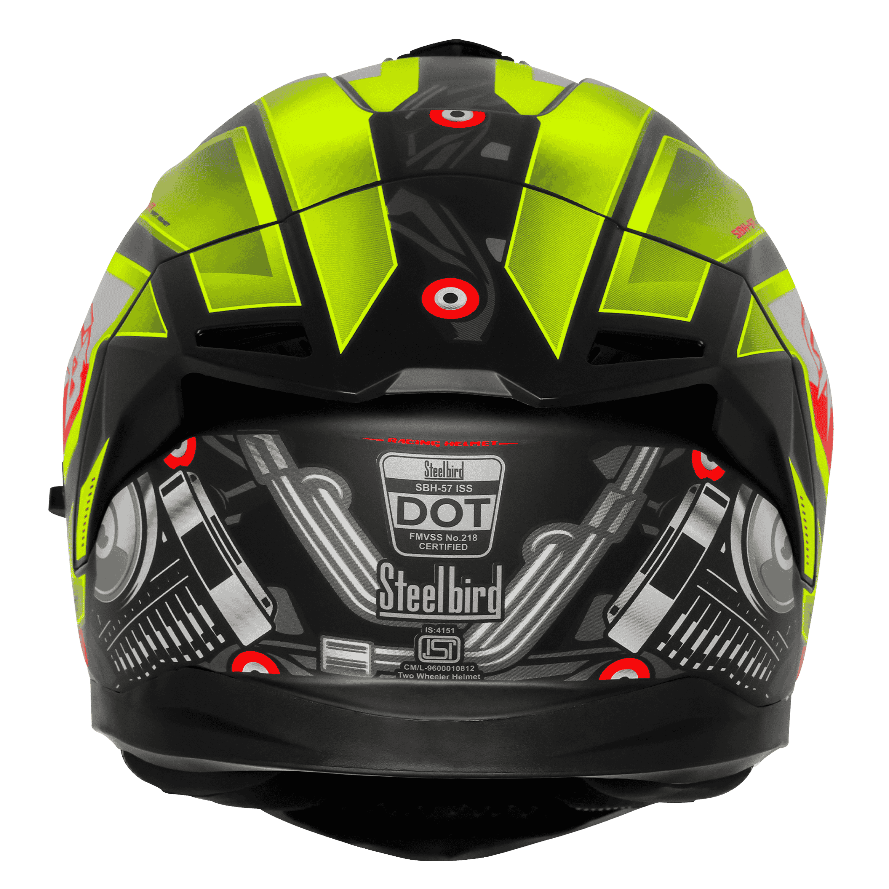 SBH-57 ISS FIGHTER F8 MAT BLACK WITH NEON
