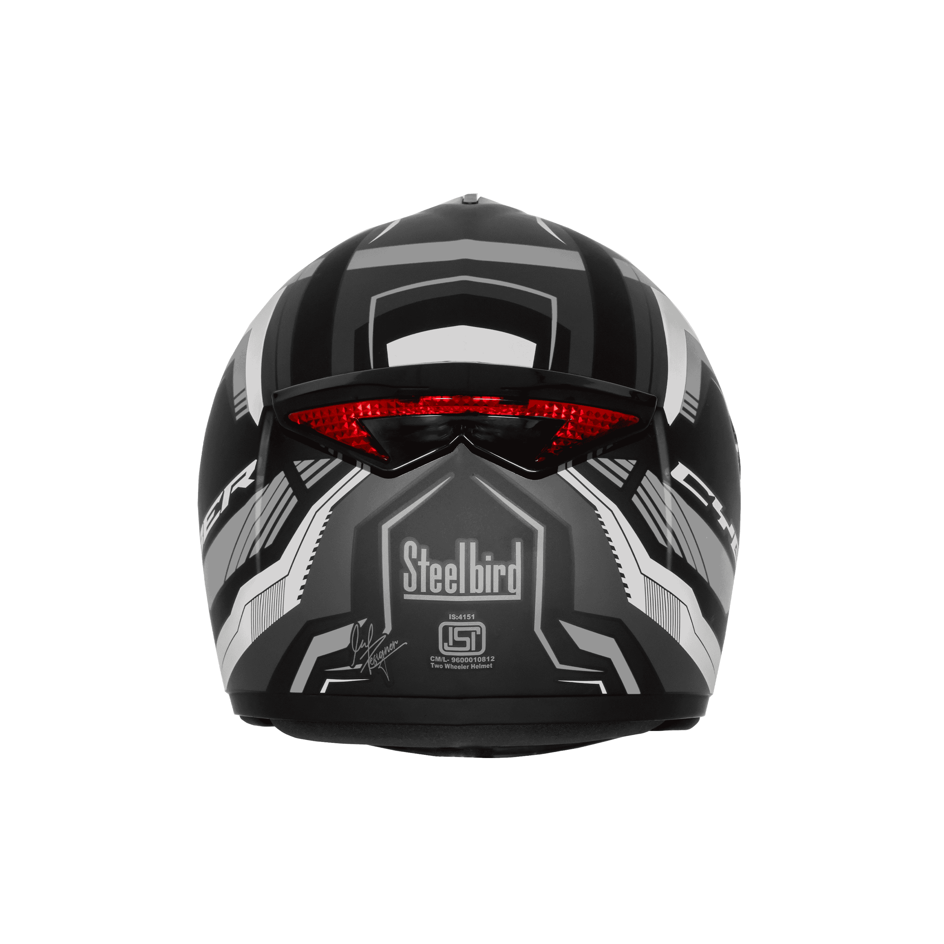 SBH-34 ISS RF CYBER GLOSSY BLACK WITH GREY