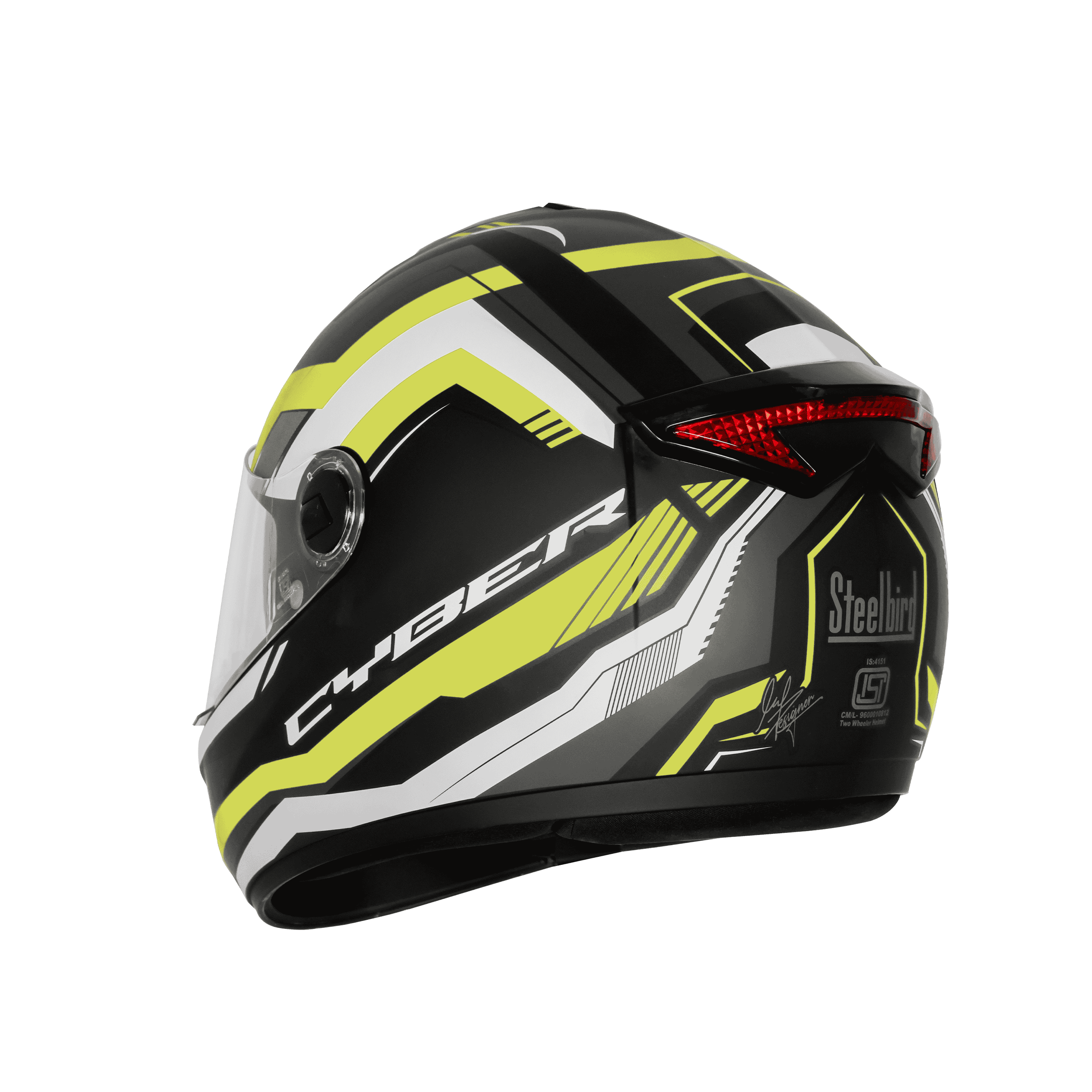 SBH-34 ISS RF CYBER MAT BLACK WITH NEON