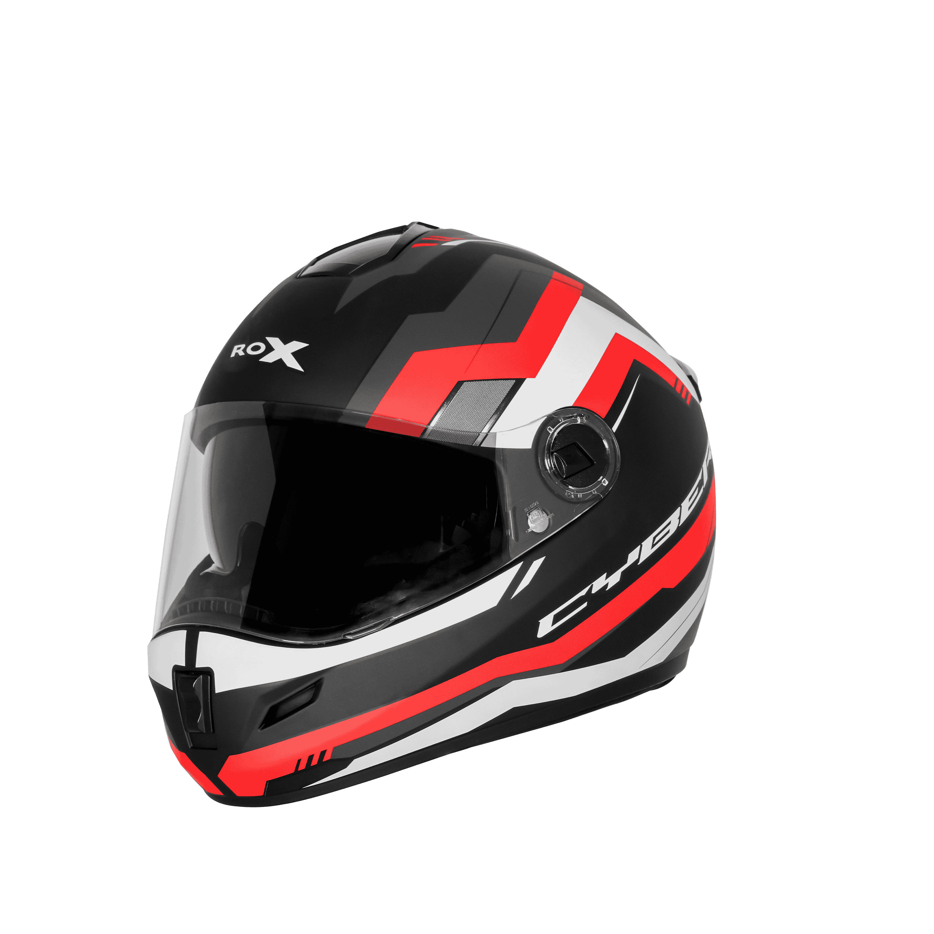 SBH-34 ISS RF CYBER MAT BLACK WITH RED