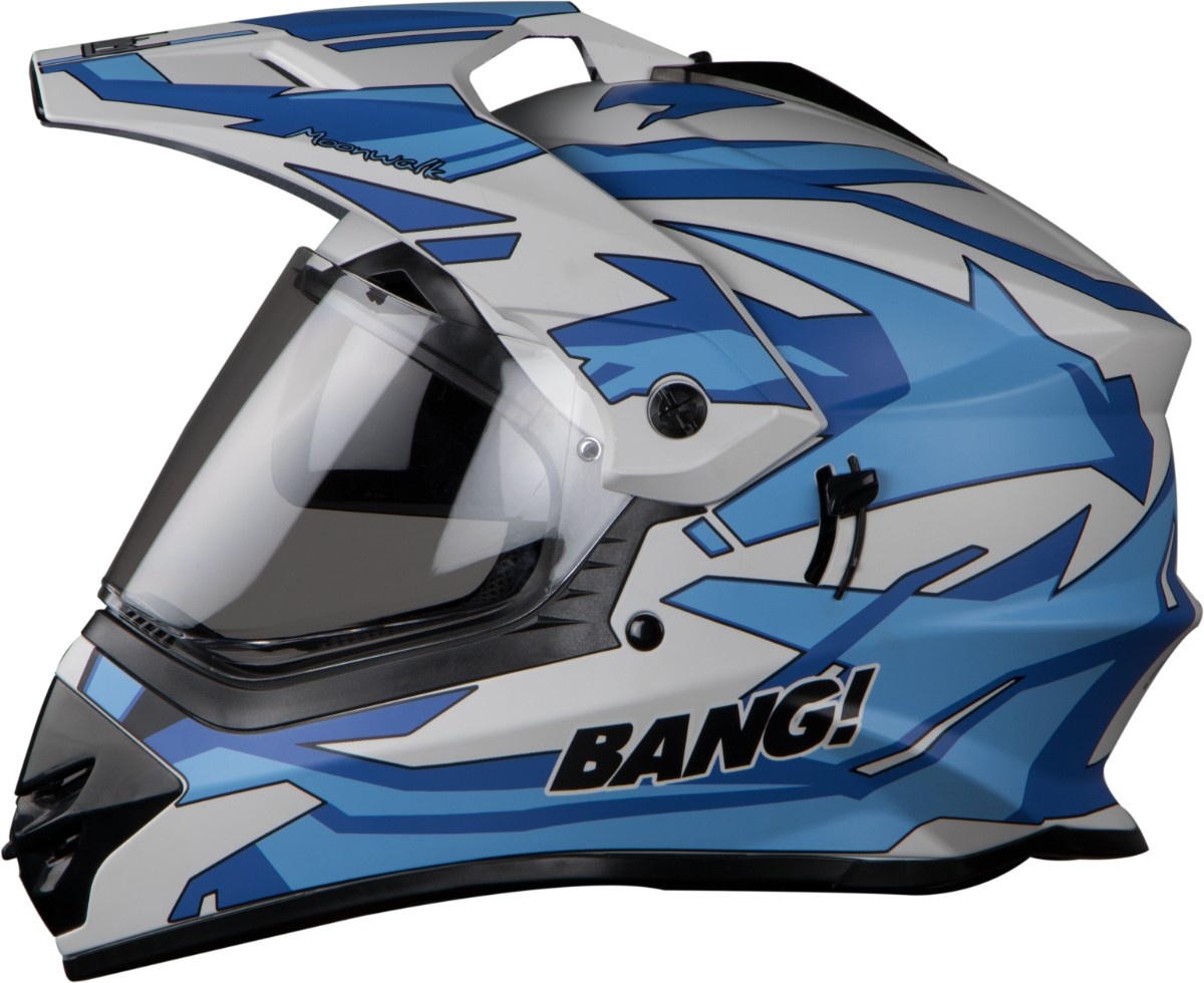 SB-42 Bang Moonwalk Mat White With Blue Plus P-Cap