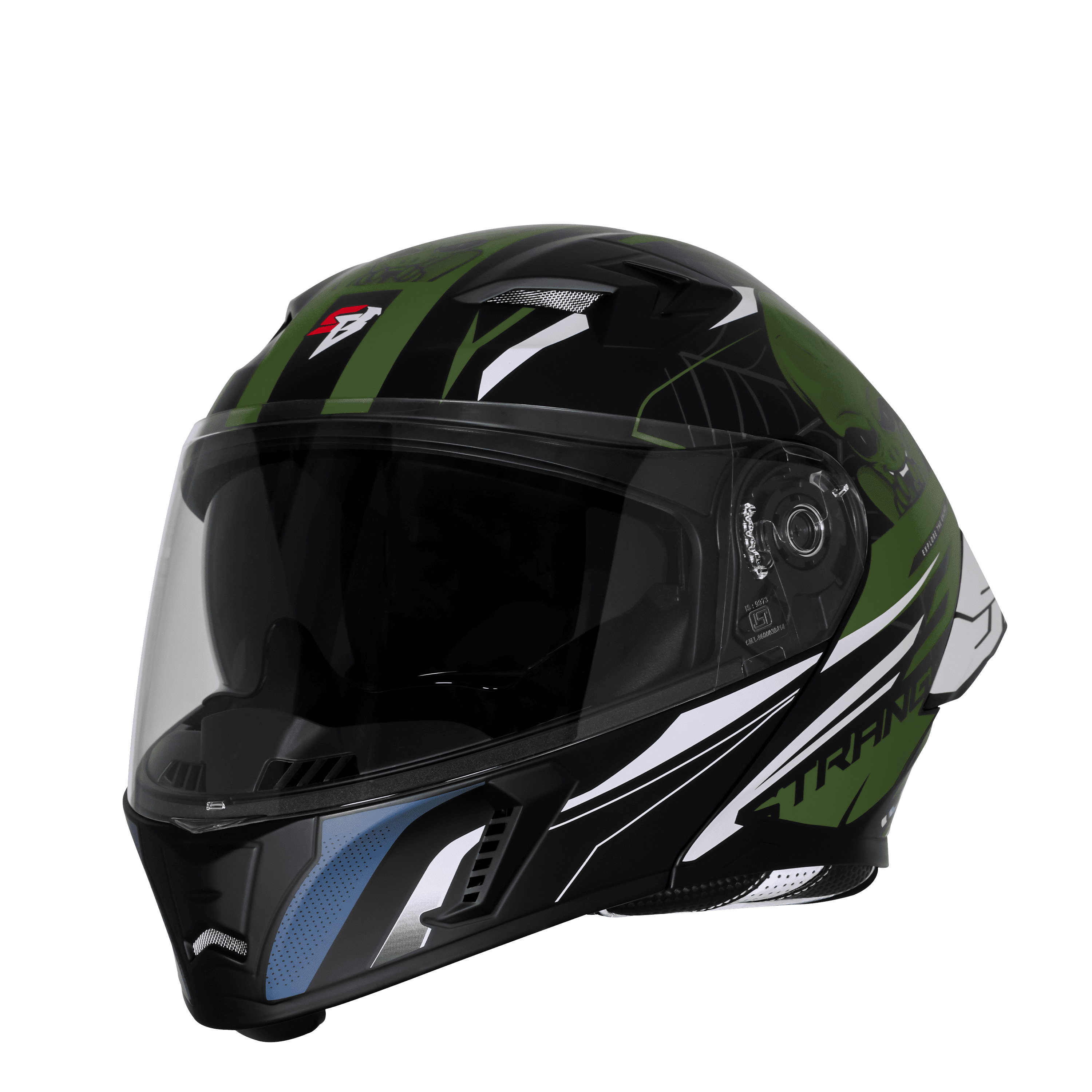 SBA-20/SB-106 ISS STRANGE GLOSSY BLACK WITH BATTLE GREEN