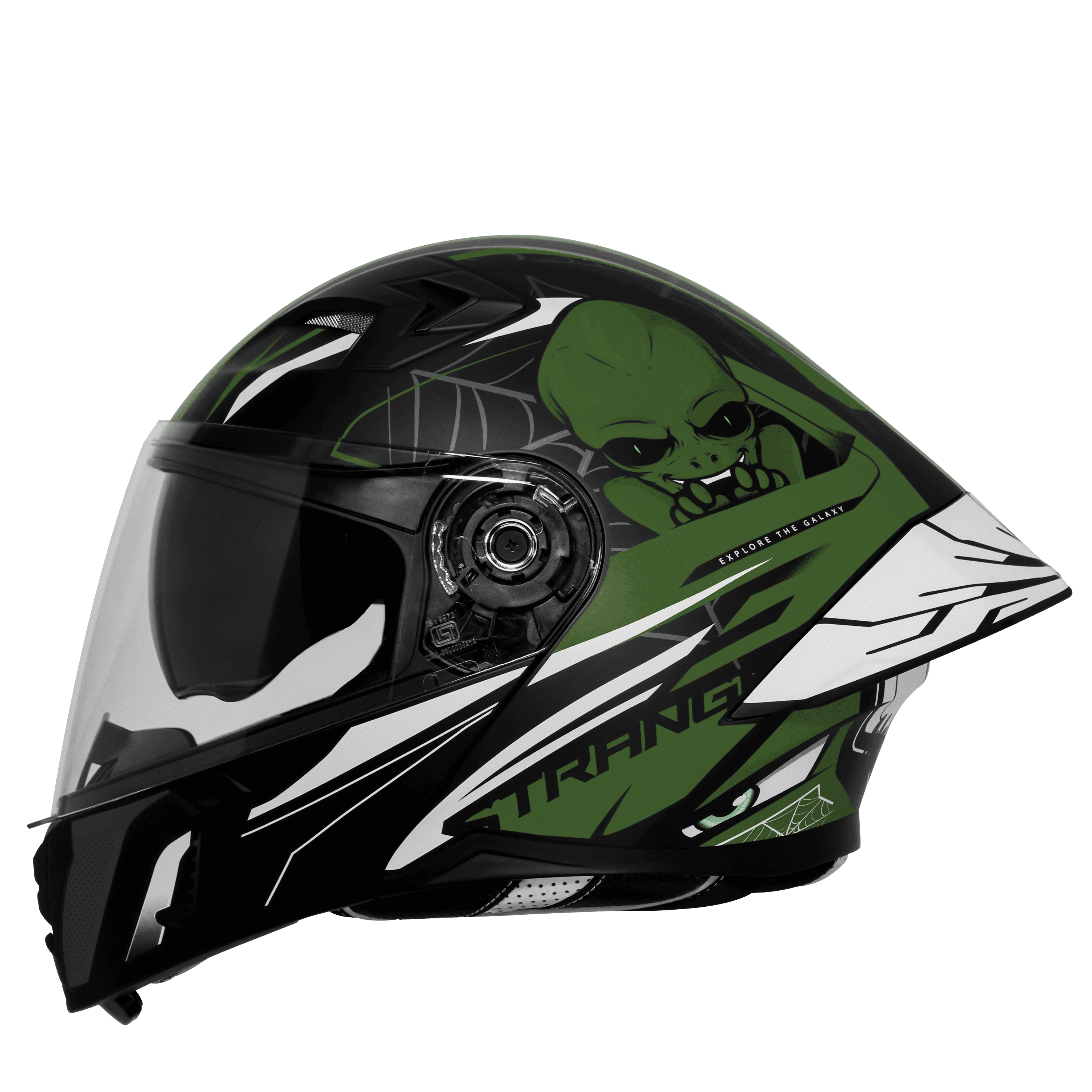 SBA-20/SB-106 ISS STRANGE GLOSSY BLACK WITH BATTLE GREEN